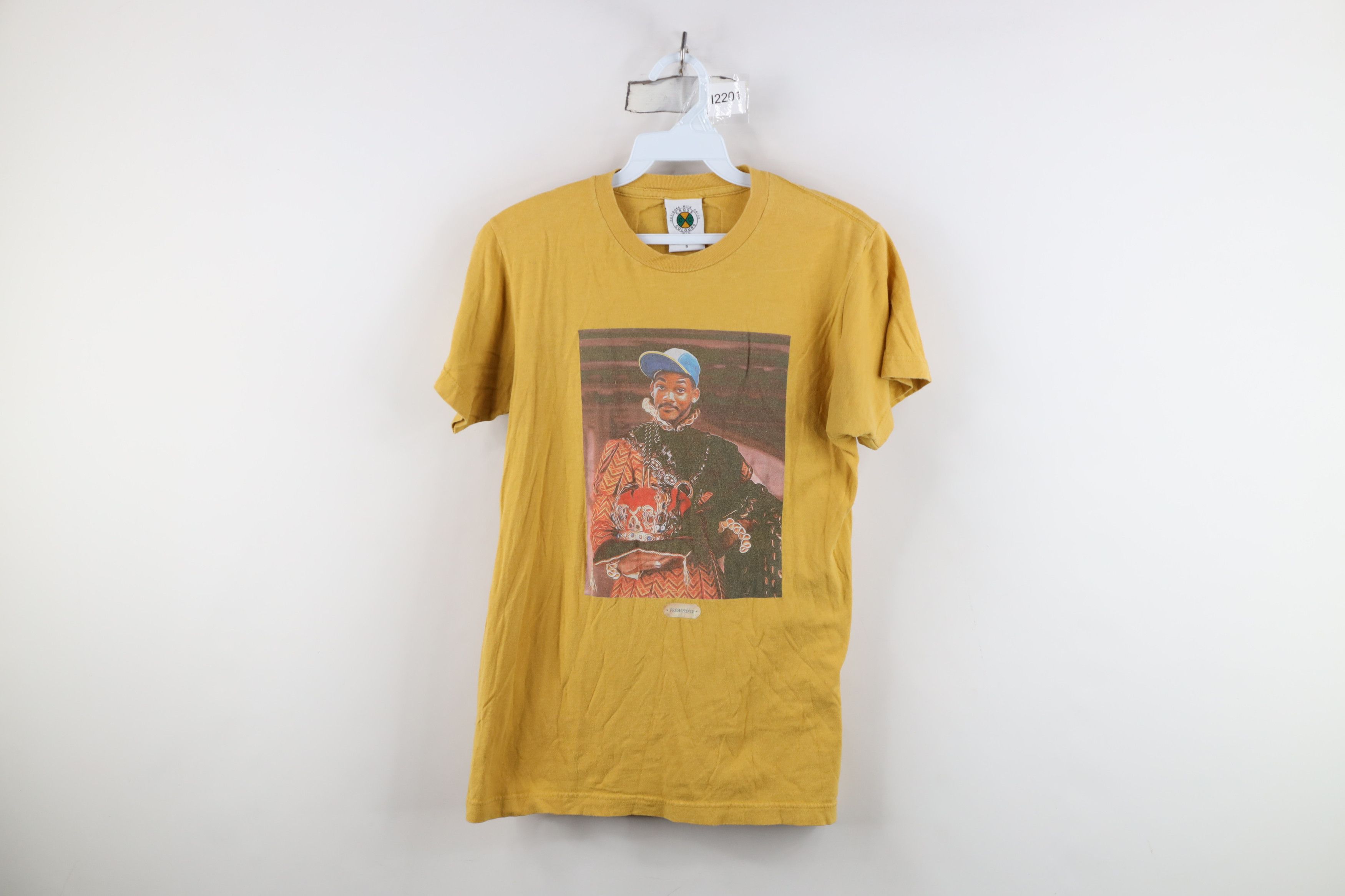 Cross Colours Vintage Y2K Cross Colours Prince of Bel Air T-Shirt Yellow Size US S / EU 44-46 / 1 - 1 Thumbnail