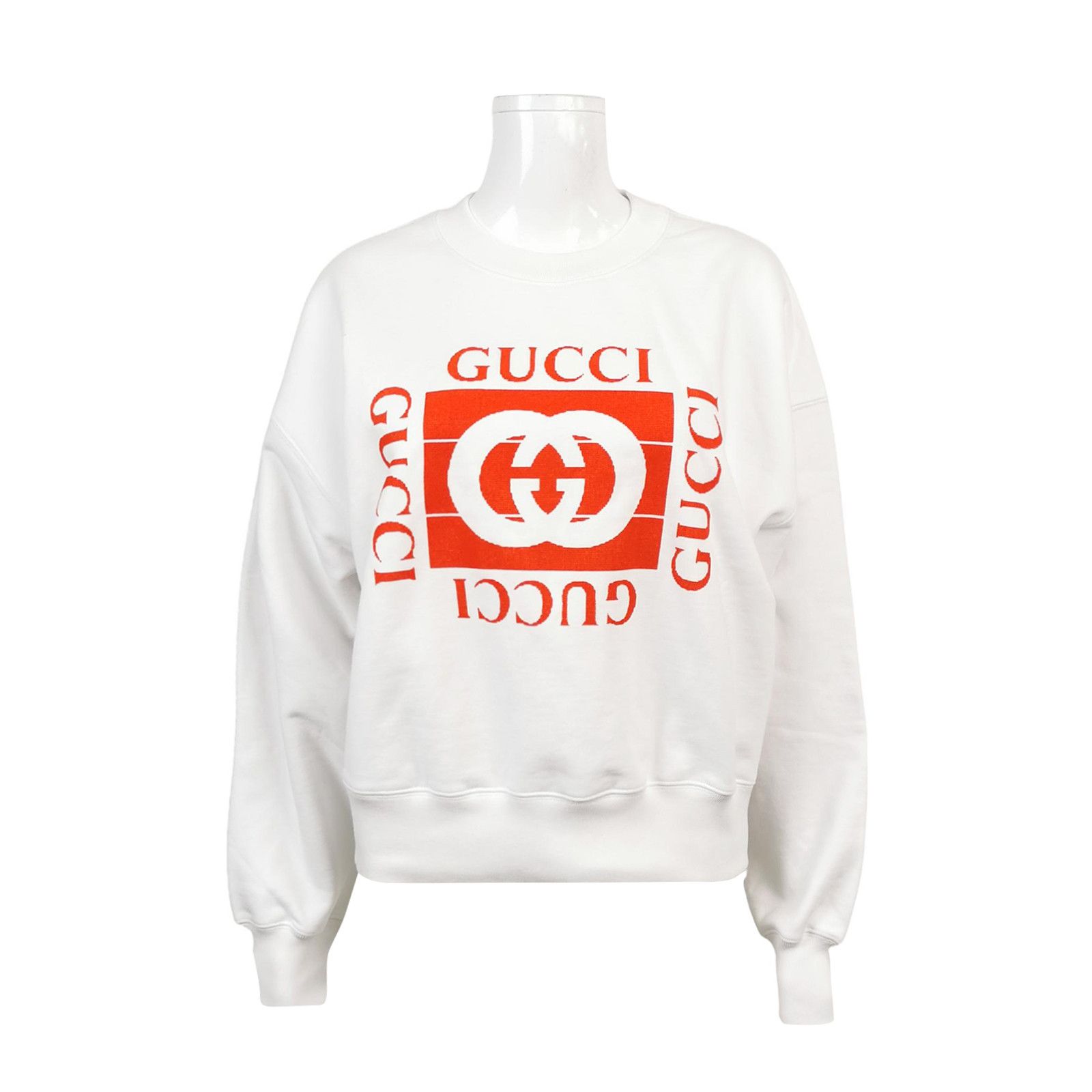 Gucci Gucci Logo Crewneck Sweatshirt Size M Size US M / EU 48-50 / 2 - 1 Thumbnail
