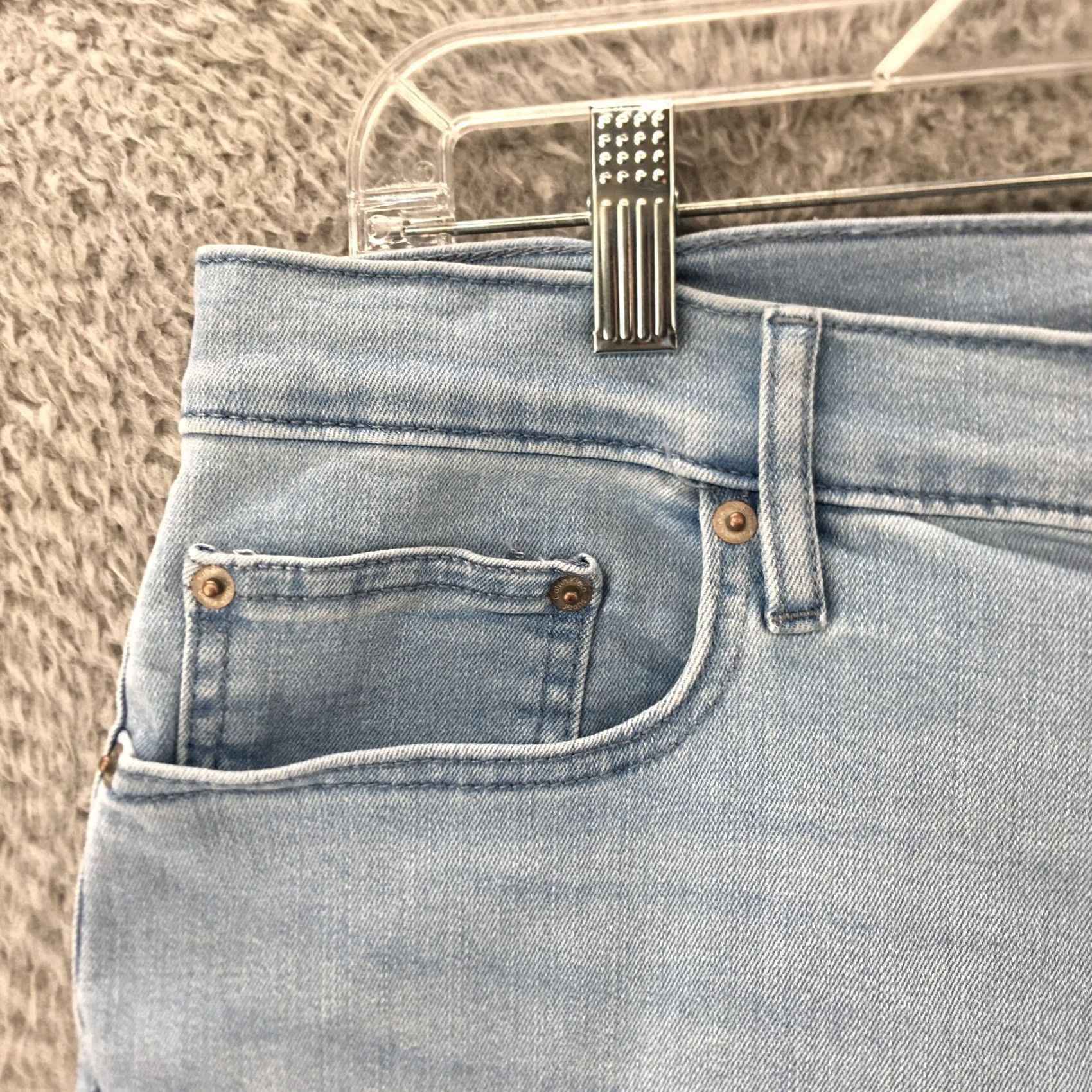 Calvin Klein Calvin Klein Jeans Skinny Jeans Womens 16 Blue Denim Mid Rise Zip Fly Size 38" / US 16 / IT 52 - 3 Thumbnail