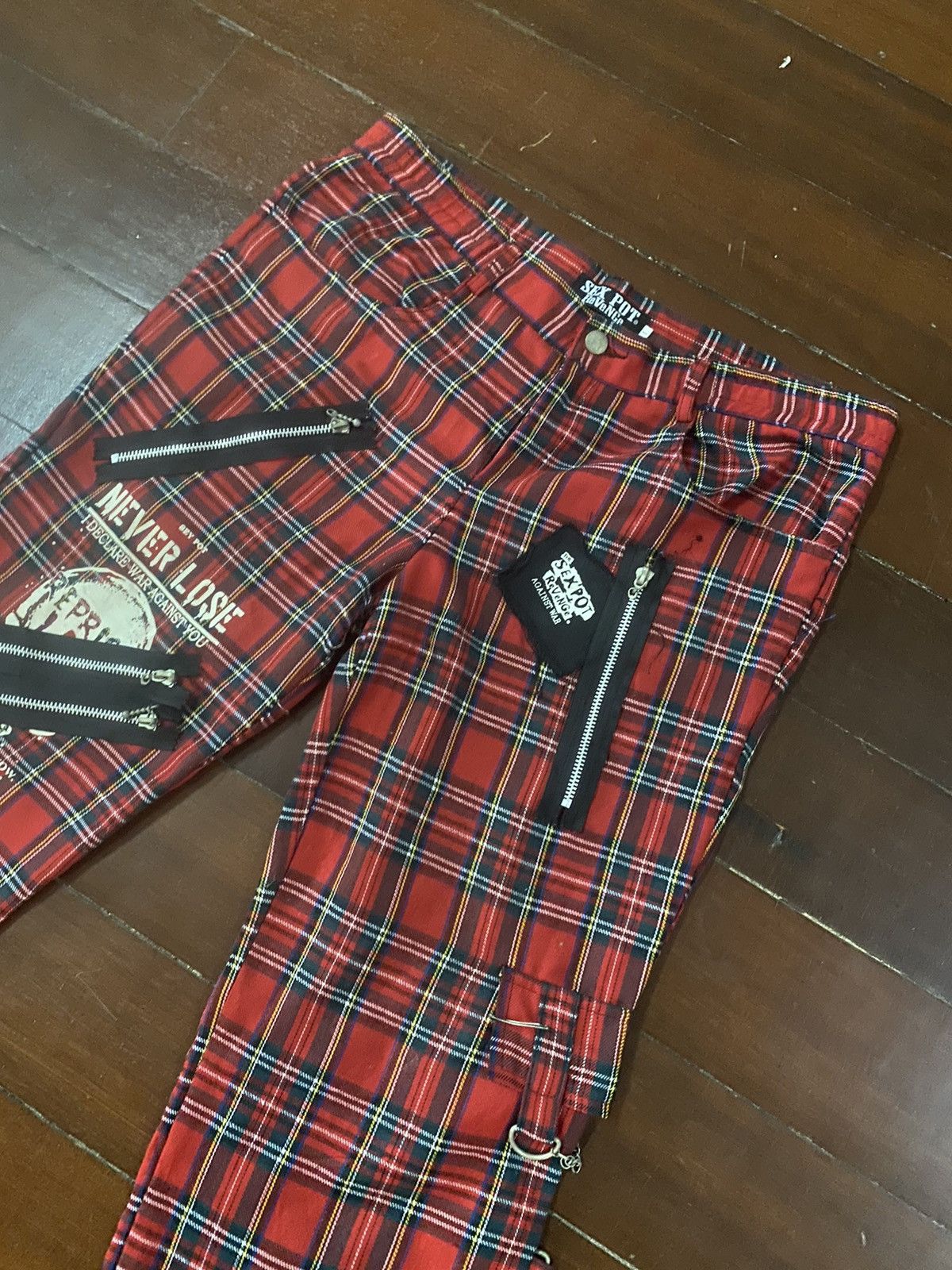 Japanese Brand × Seditionaries SEX POT REVENGE Japanese Red Punk Style cw21 Size US 33 - 8 Thumbnail