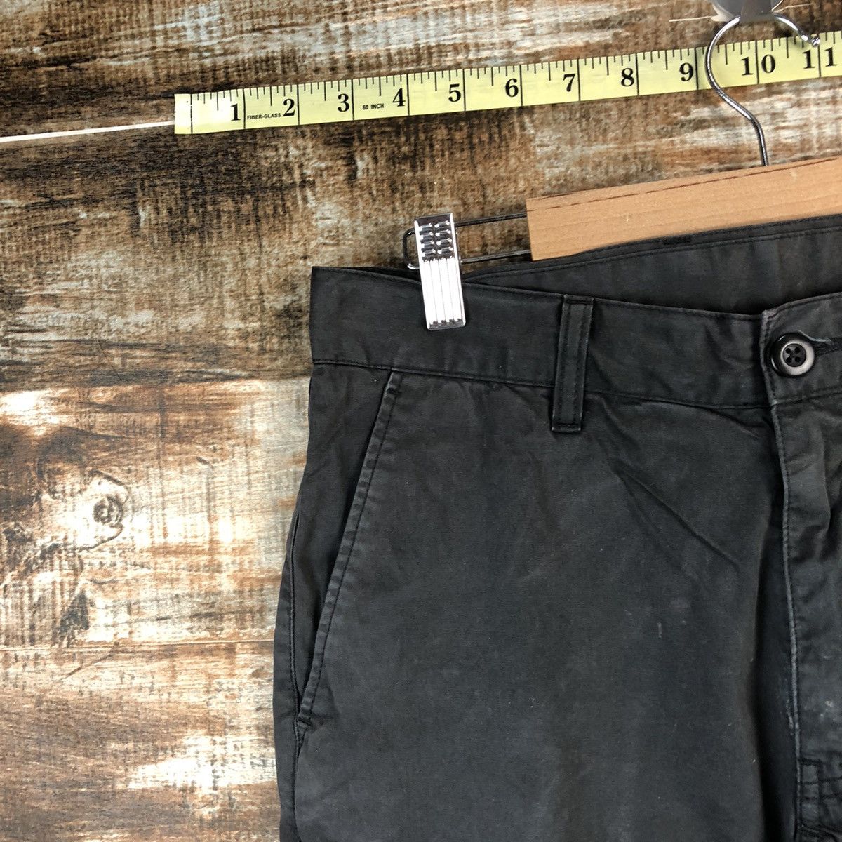 Japanese Brand Uniqlo Black Cargo utility tactical Multipocket Pants #A2561 Size US 30 / EU 46 - 7 Thumbnail