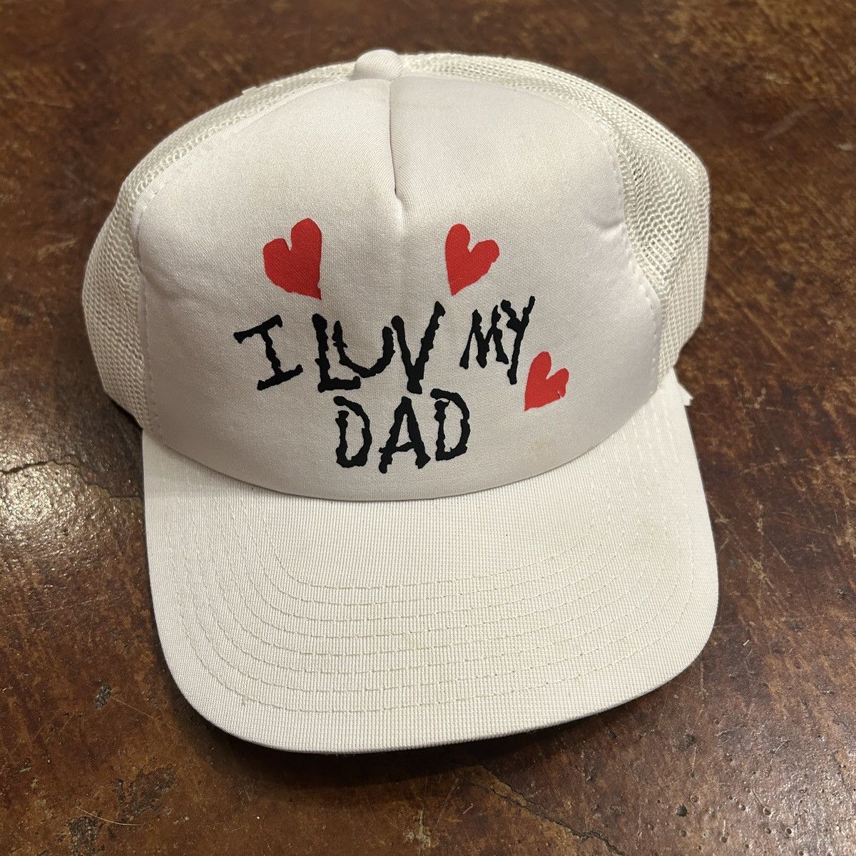 Vintage Vintage I Love My Dad Trucker Hat Size ONE SIZE - 1 Thumbnail