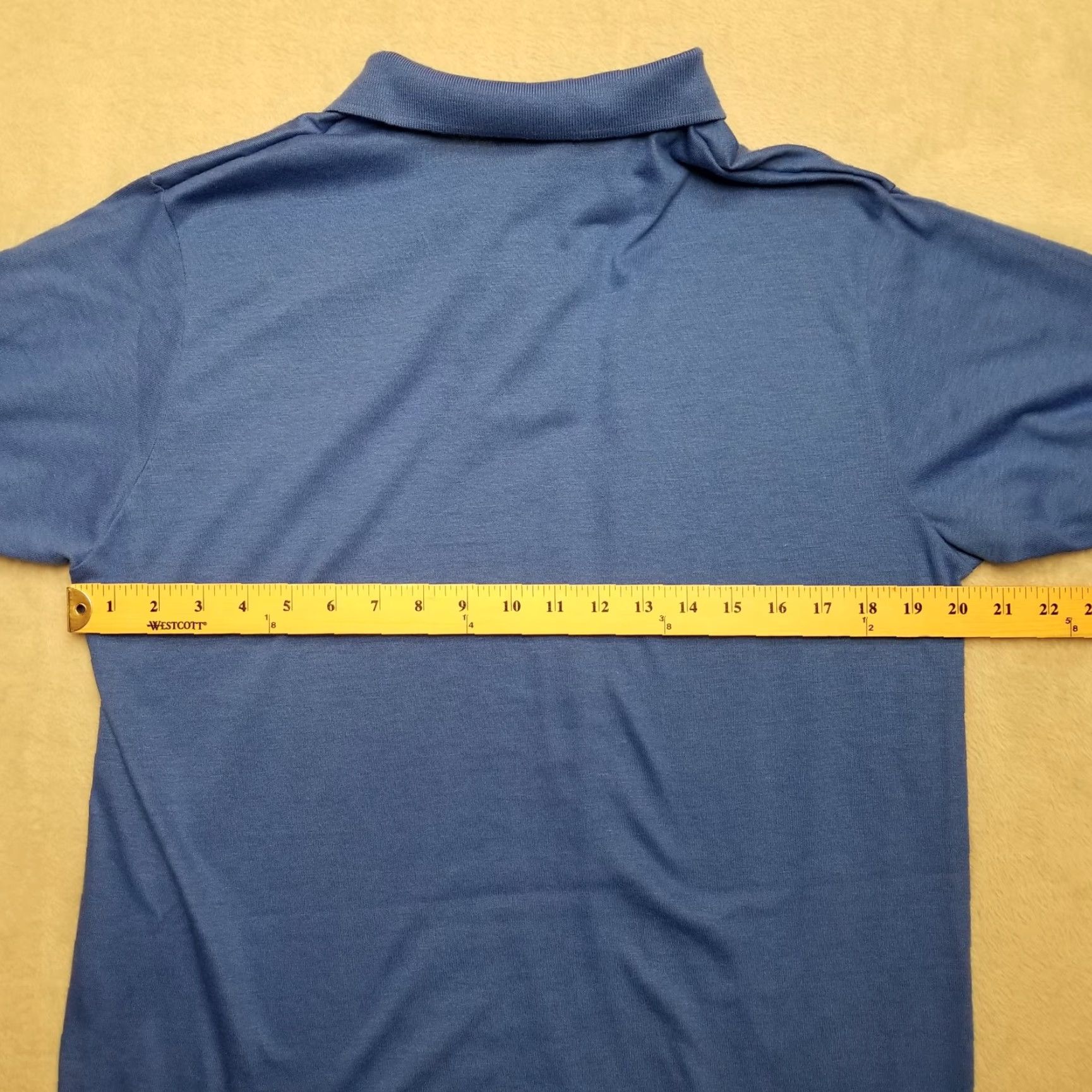 Hanes VINTAGE Hanes Shirt Mens L Blue 90s Polo Short Sleeve Sign Pro Employee Size US L / EU 52-54 / 3 - 4 Thumbnail