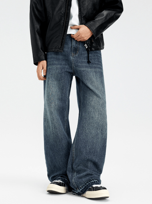 Japanese Brand × Jean American retro straight cleanfit high street jeans Size US 34 / EU 50 - 2 Thumbnail