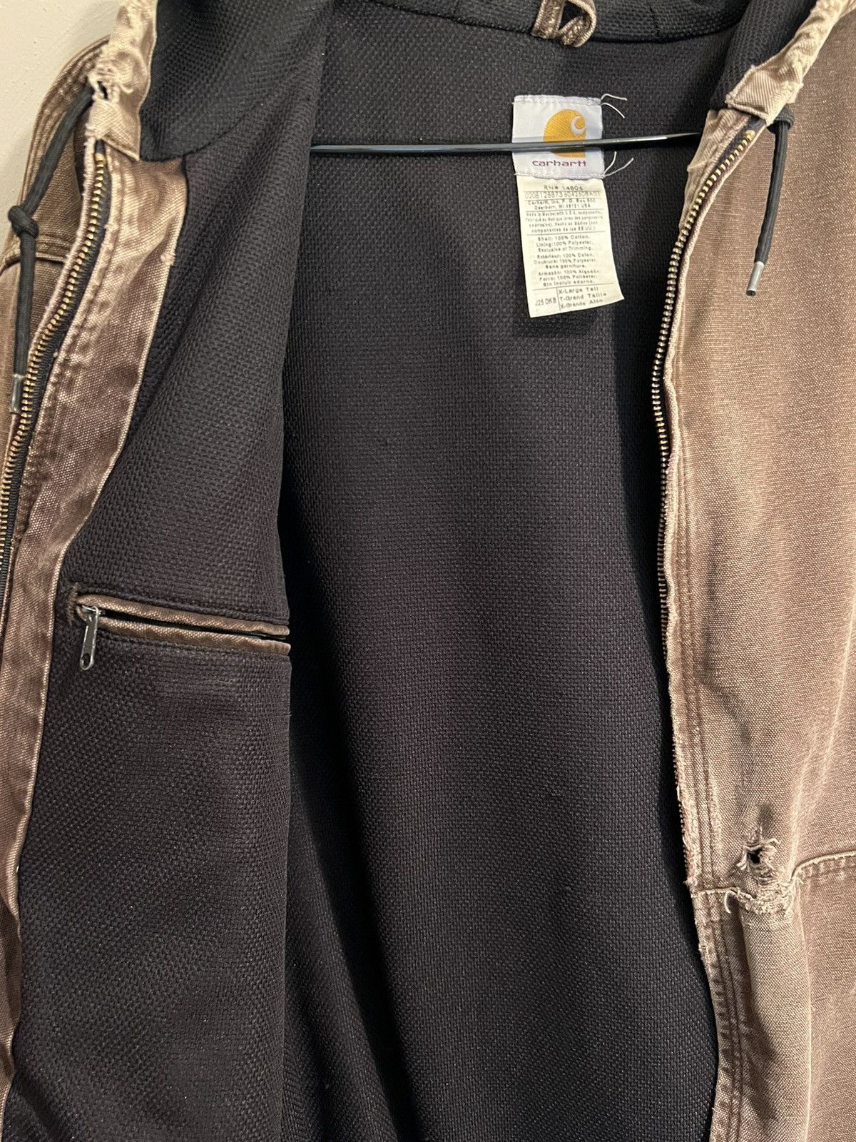 Carhartt Thrashed Carhartt Jacked Distressed Brown Size US XL / EU 56 / 4 - 19 Thumbnail