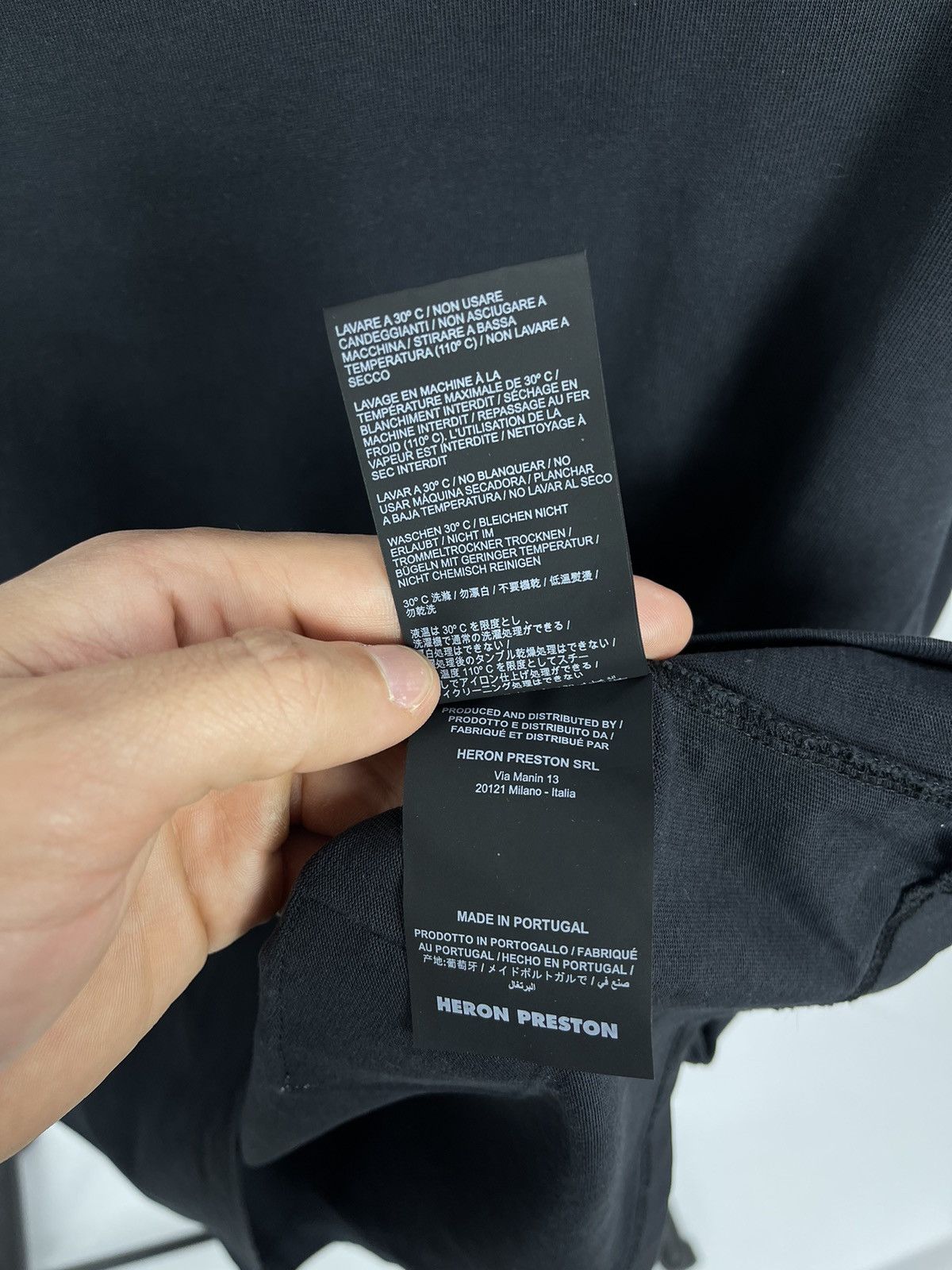 Heron Preston Heron Preston Long Sleeve Heavy Weight Mock Turtle M Black Size US M / EU 48-50 / 2 - 7 Thumbnail
