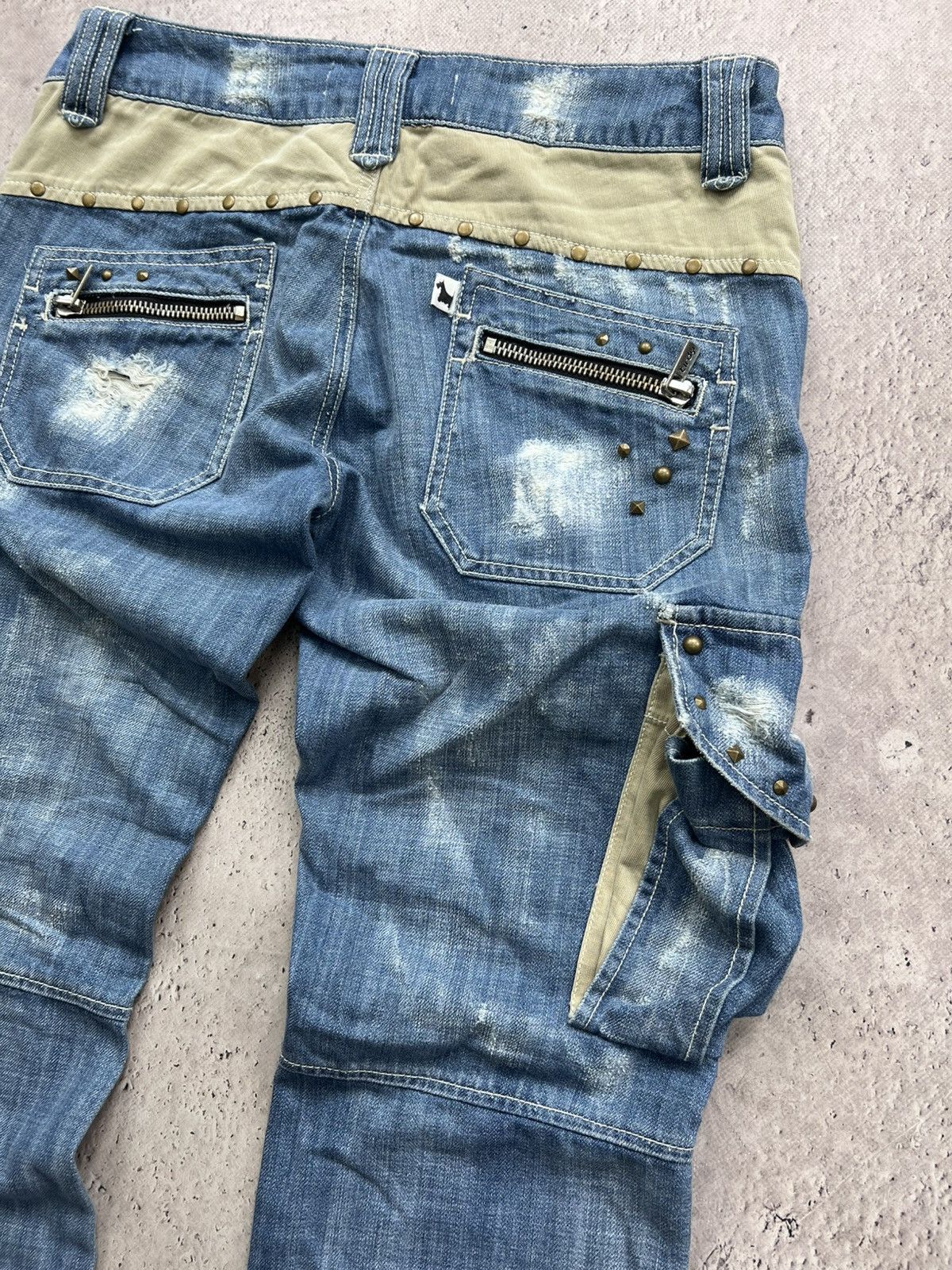 Japanese Brand × Tornado Mart Tornado Mart Denim Super Flare Jeans Art Printed zipper Size US 32 / EU 48 - 13 Thumbnail