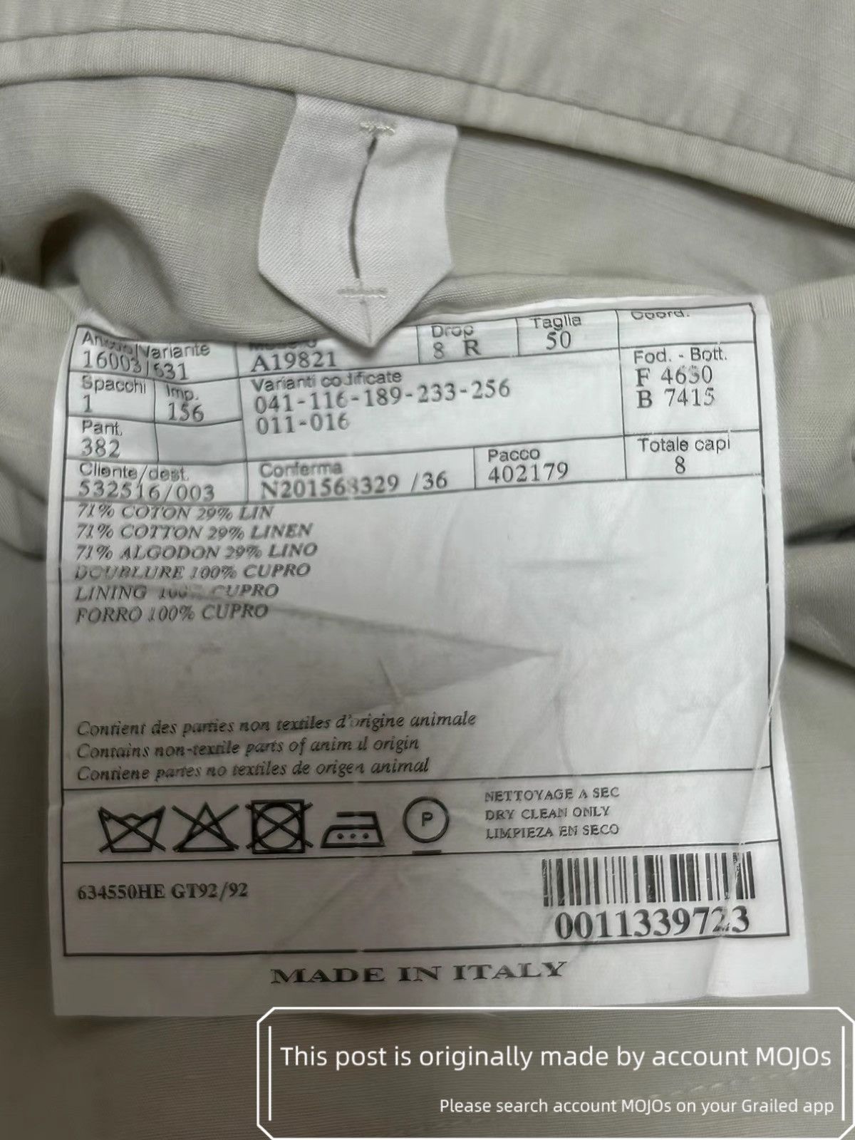 Hermes Sz 50 Hermes Linen White Blazer mojos1155 Size US M / EU 48-50 / 2 - 7 Thumbnail