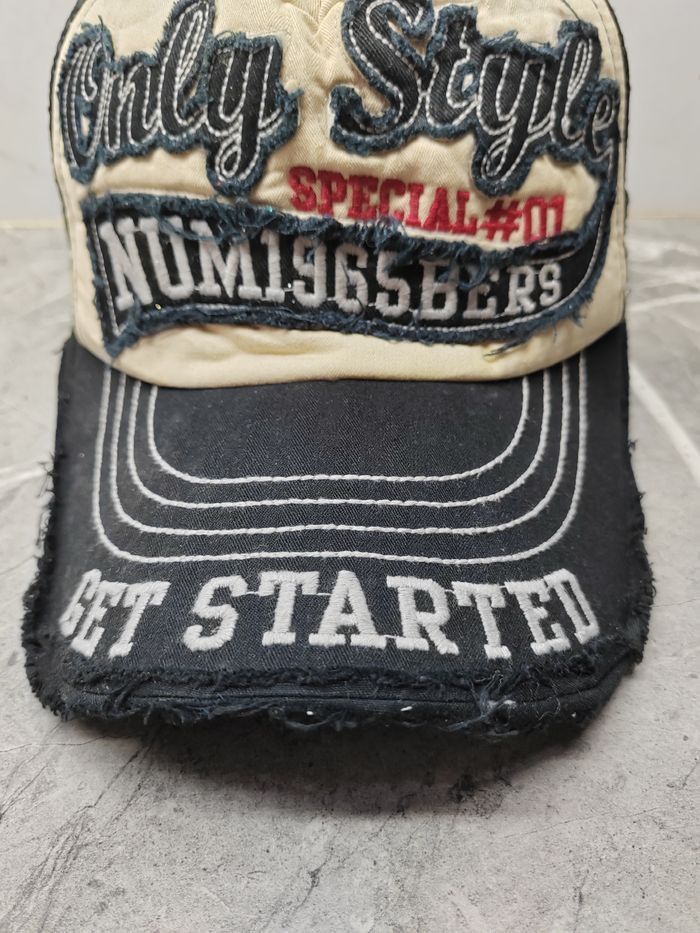 Vintage Vintage Only Style Distressed Style Trucker Cap Hat Size ONE SIZE - 4 Thumbnail