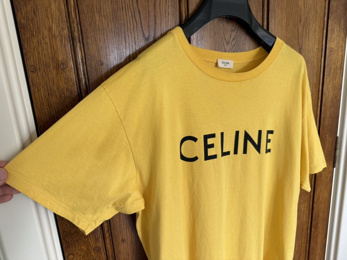 Celine Celine Hedi Slimane monochrome collection logo T shirt L Size US L / EU 52-54 / 3 - 10 Thumbnail