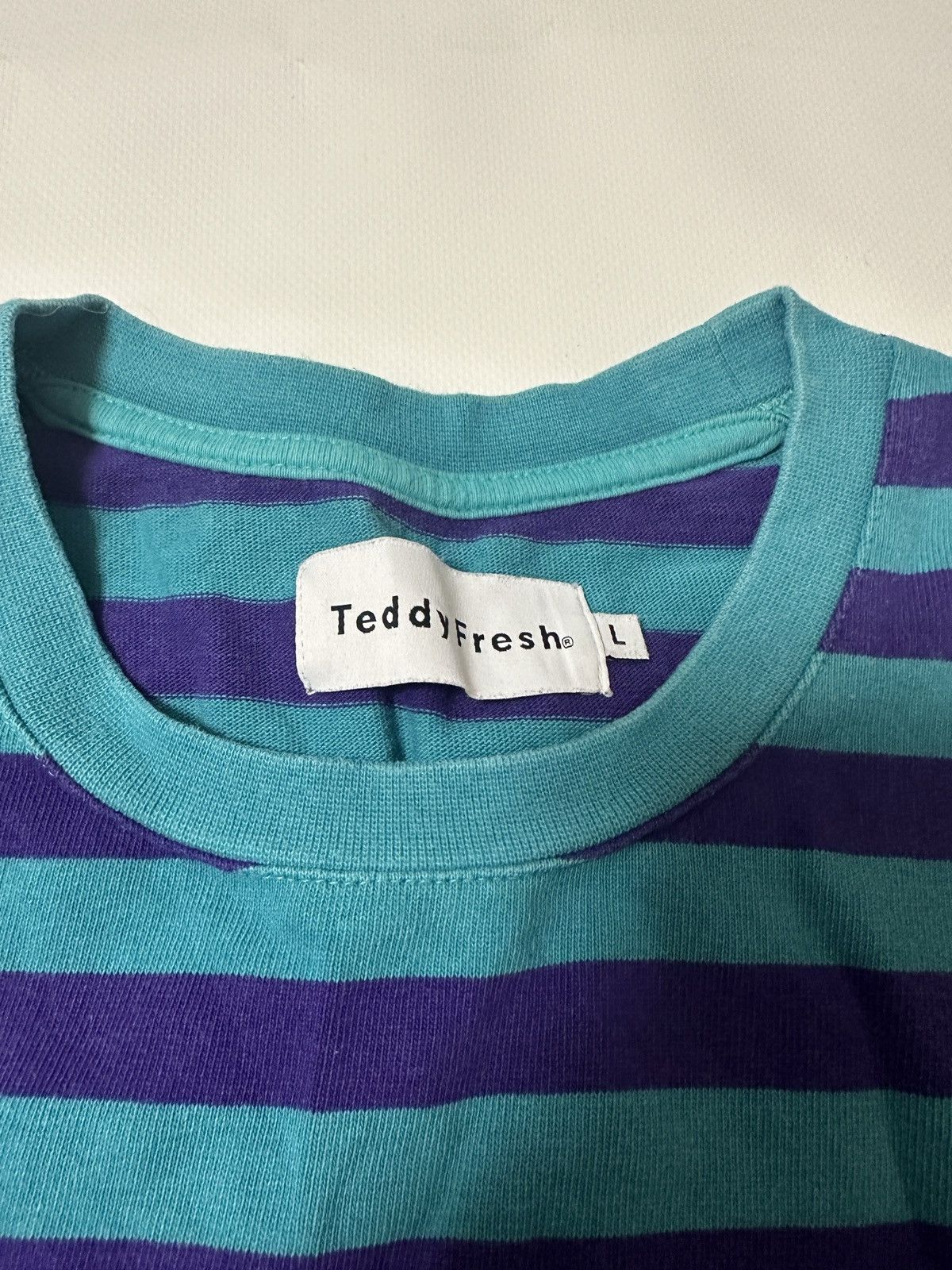 Other Teddy Fresh Striped Shirt Flames Embroidered Logo Size US L / EU 52-54 / 3 - 6 Thumbnail