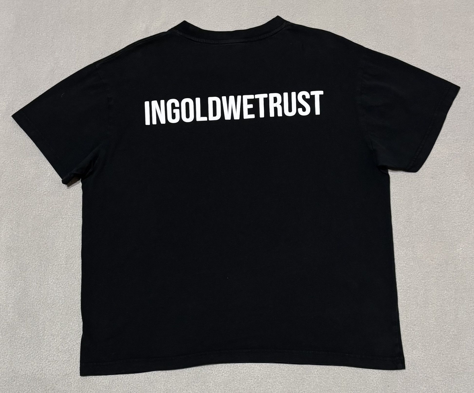 IN GOLD WE TRUST PARIS In Gold We Trust Black T-Shirt size M Size US M / EU 48-50 / 2 - 9 Thumbnail