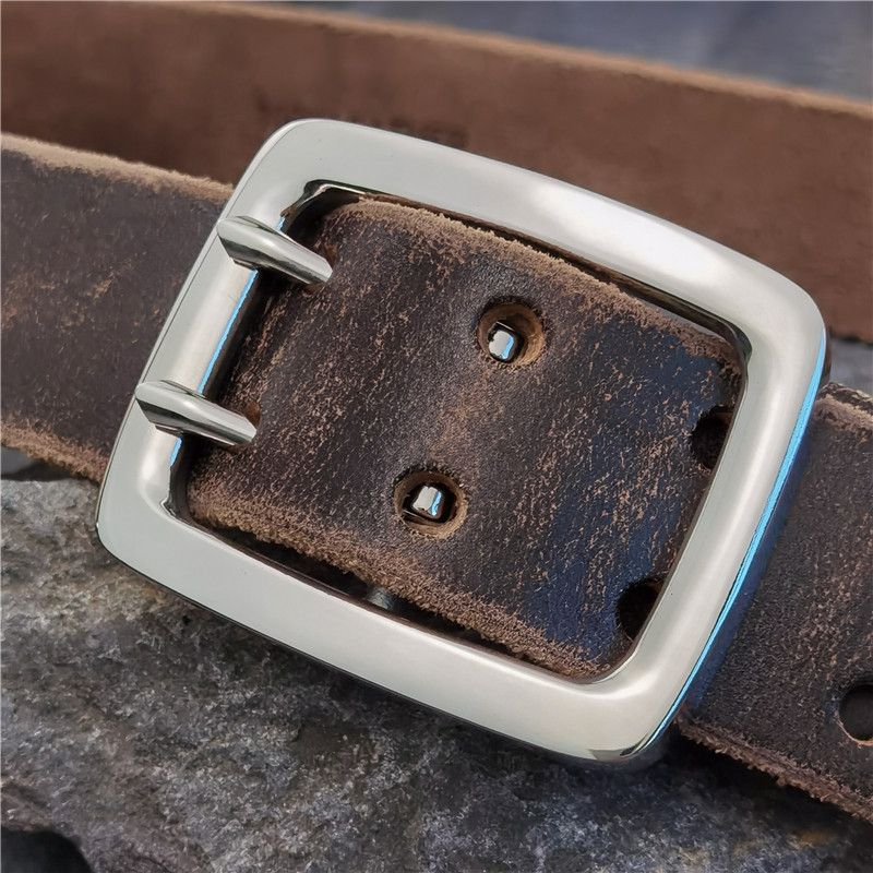 Japanese Brand × Leather Belt Buckle Thick Leather Size ONE SIZE - 4 Thumbnail