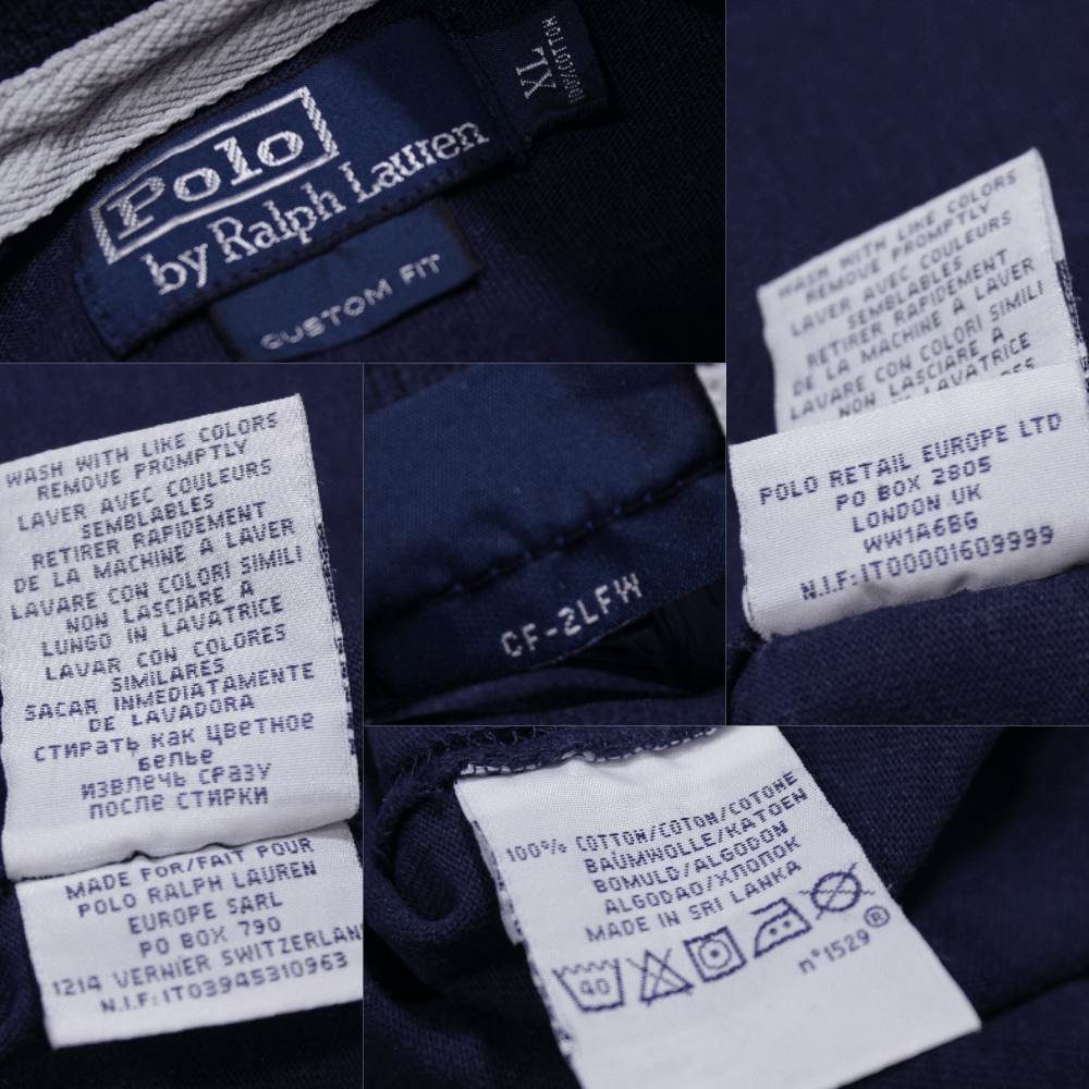 Polo Ralph Lauren 90S Logo Rugby Vintage Size US XL / EU 56 / 4 - 8 Thumbnail