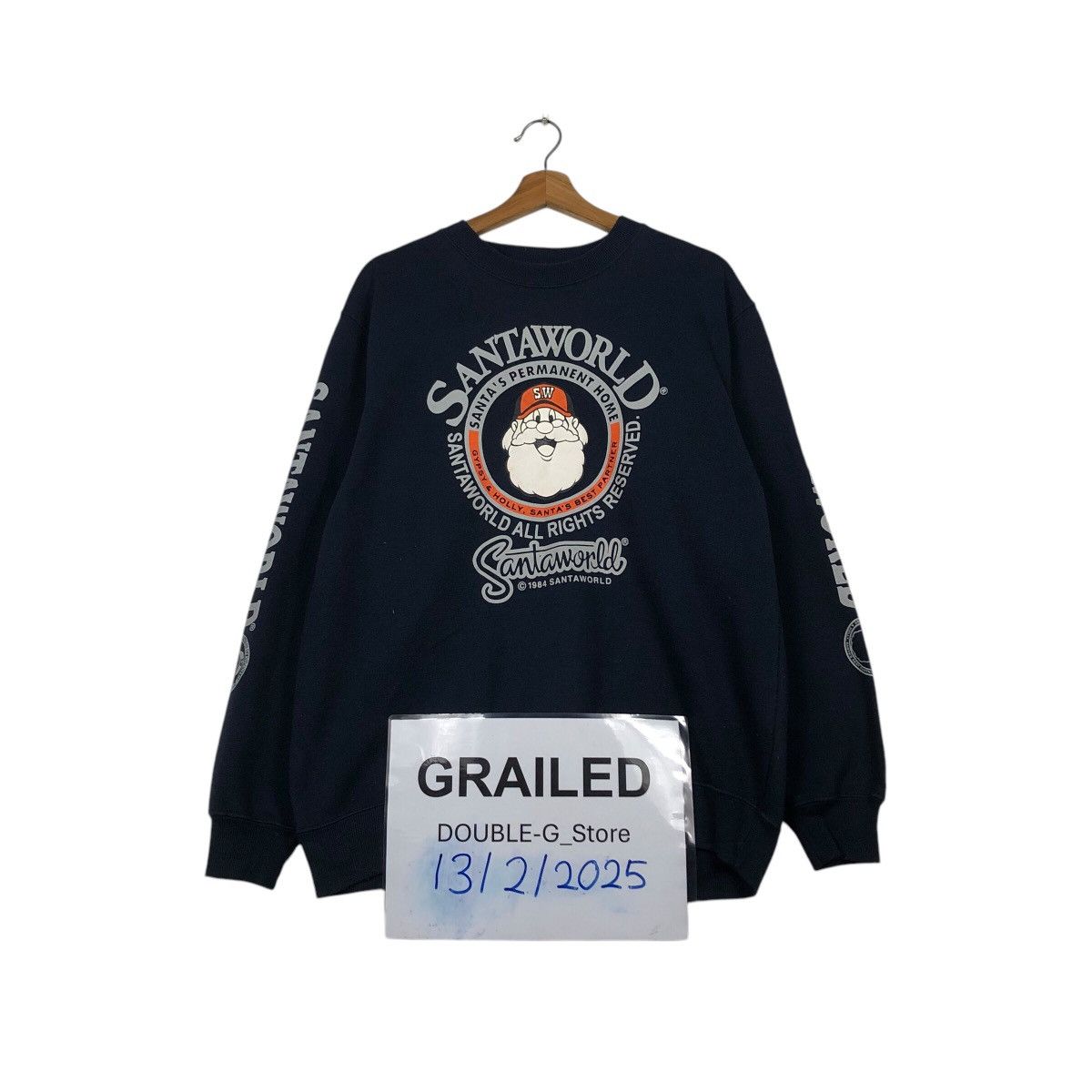 Japanese Brand SANTAWORLD Retro Christmas Huge Graphic Vintage Essential Size US M / EU 48-50 / 2 - 1 Thumbnail
