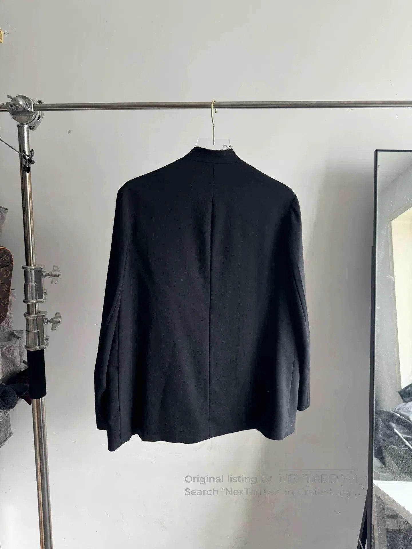 Yohji Yamamoto Yohji Yamamoto 19AW Wool Collarless Blazer. Size US S / EU 44-46 / 1 - 2 Thumbnail