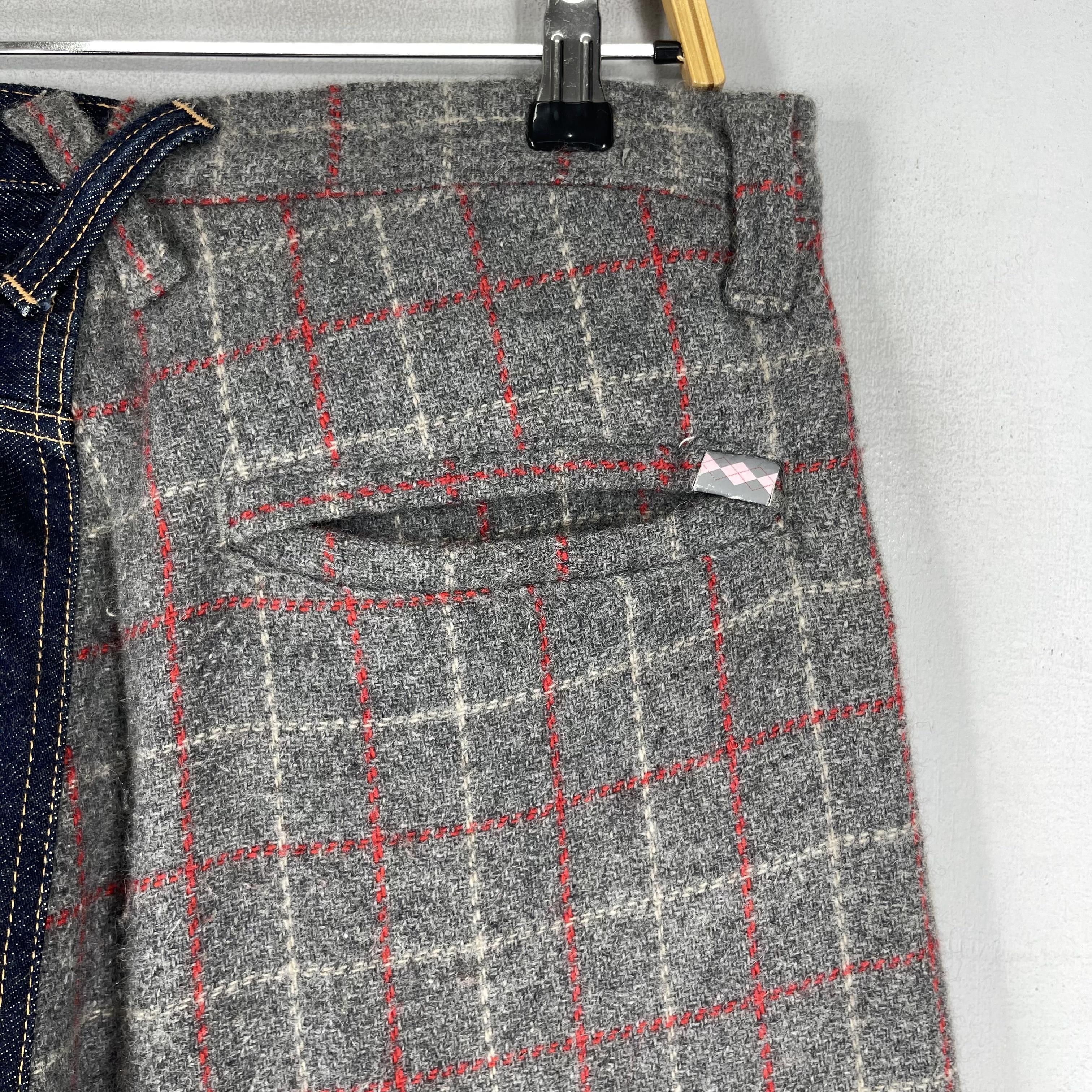 Japanese Brand Vintage Flaph Japanese Denim Reconstruct Selvedge Jeans Size US 33 - 3 Thumbnail