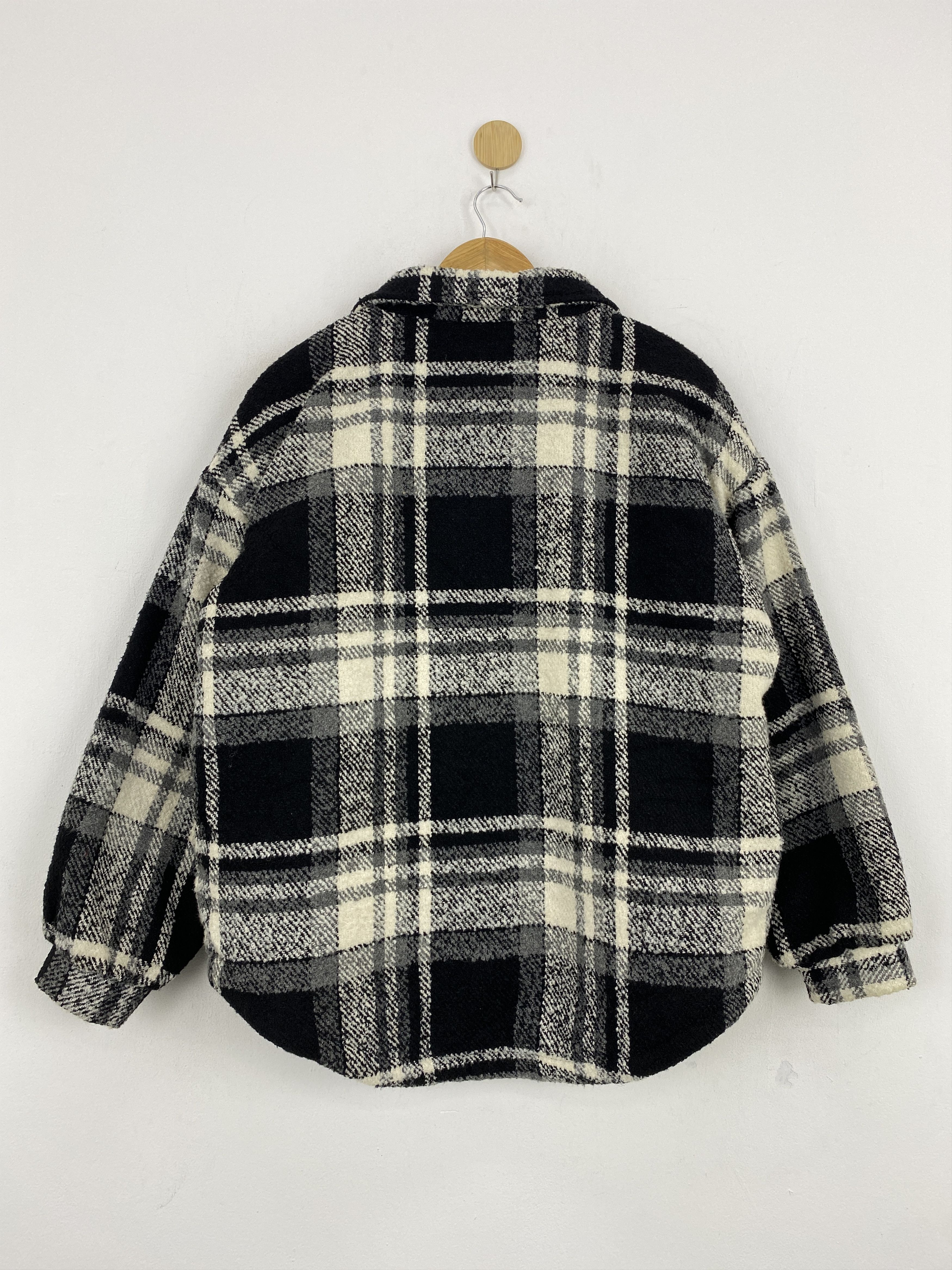 Japanese Brand Vintage 80s Japanese Brand Sherpa Wool Shadow Jacket J1891 Size US M / EU 48-50 / 2 - 3 Thumbnail