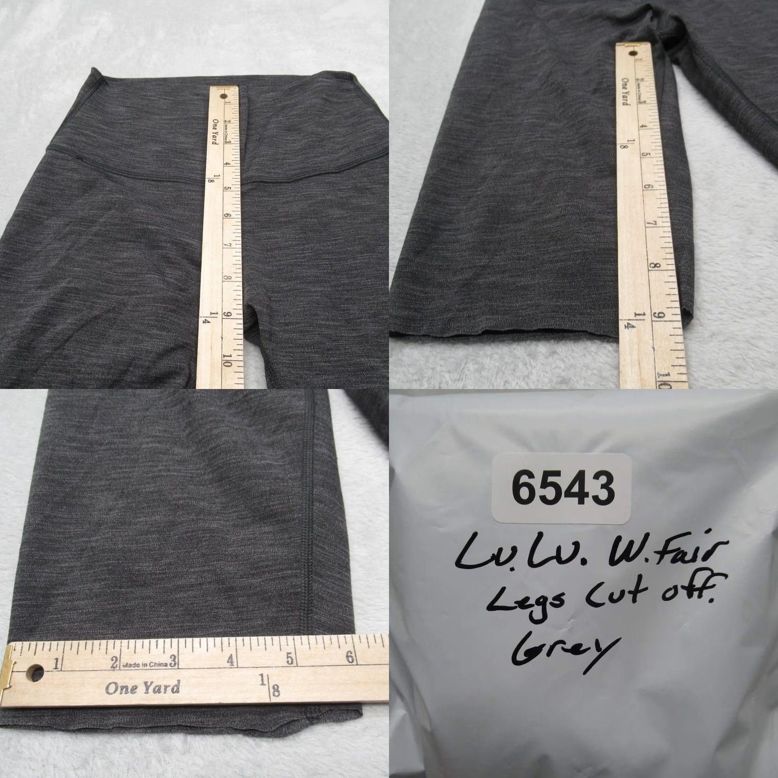 Lululemon VINTAGE Lululemon Align Leggings Womens Capri 4 Gray High Waist Wide-Leg 9in Inseam Yoga Running Size 27" / US 4 / IT 40 - 8 Thumbnail