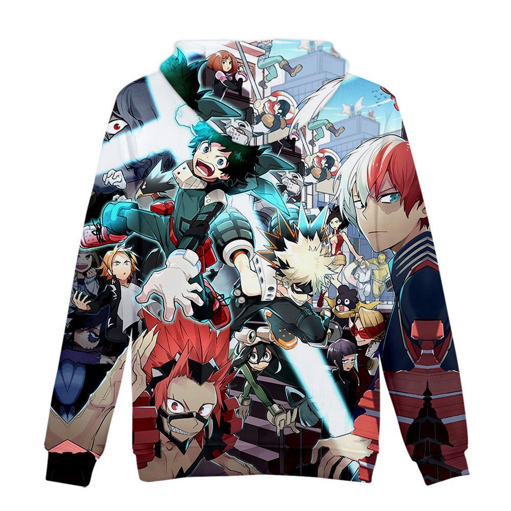 The Unbranded Brand 3D Anime Boku no My Hero Academia Hoodie Casual Sweater Size US M / EU 48-50 / 2 - 4 Thumbnail