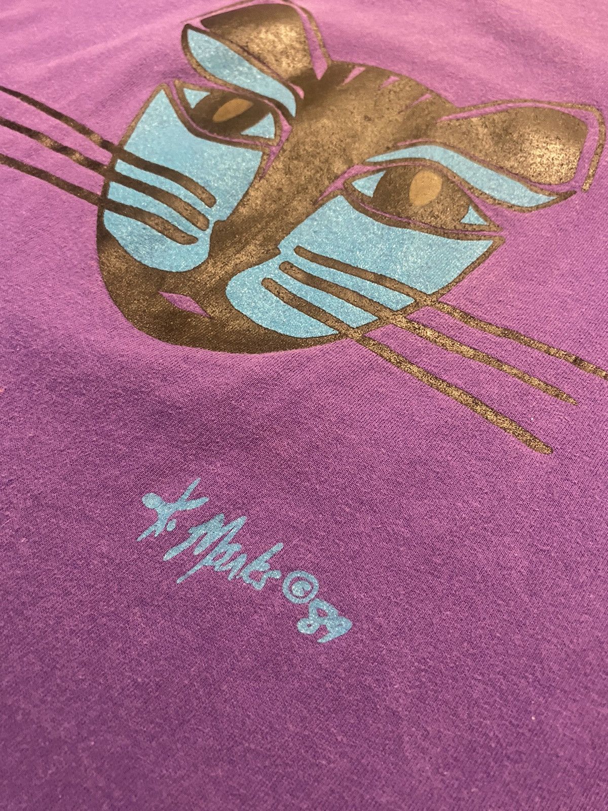 Vintage Vintage 1989’ K.Morks Art Panther Shirt Size US XL / EU 56 / 4 - 2 Thumbnail