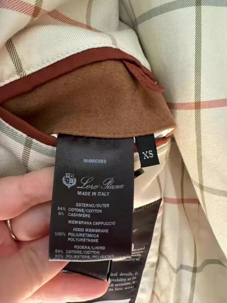 Loro Piana LORO PIANA Women's casual version of a traveler's coat Size XS / US 0-2 / IT 36-38 - 6 Thumbnail