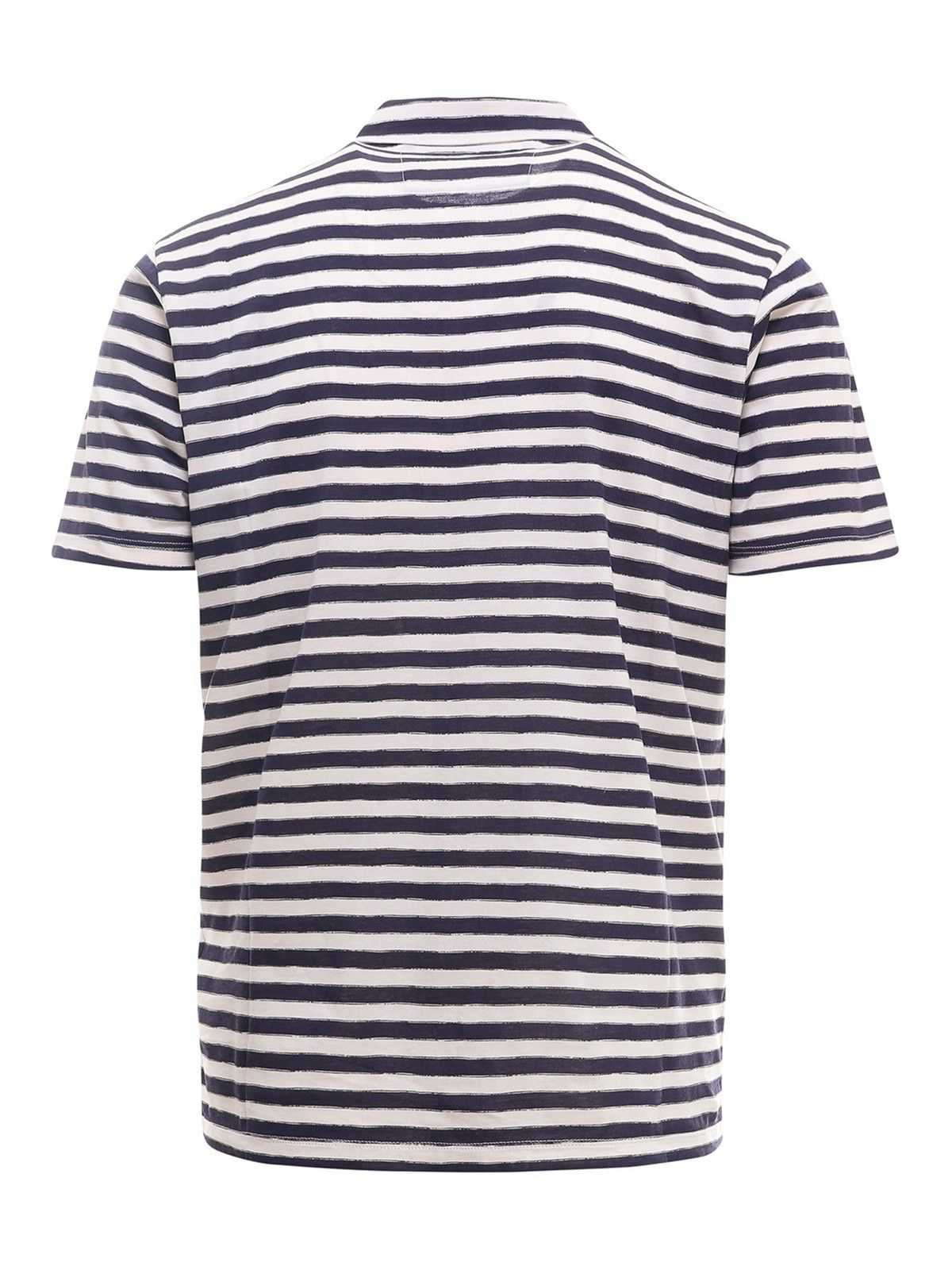 C.P. Company o1y1224 Logo Polo Shirt in Midnight Blue/White Size US XS / EU 42 / 0 - 2 Thumbnail