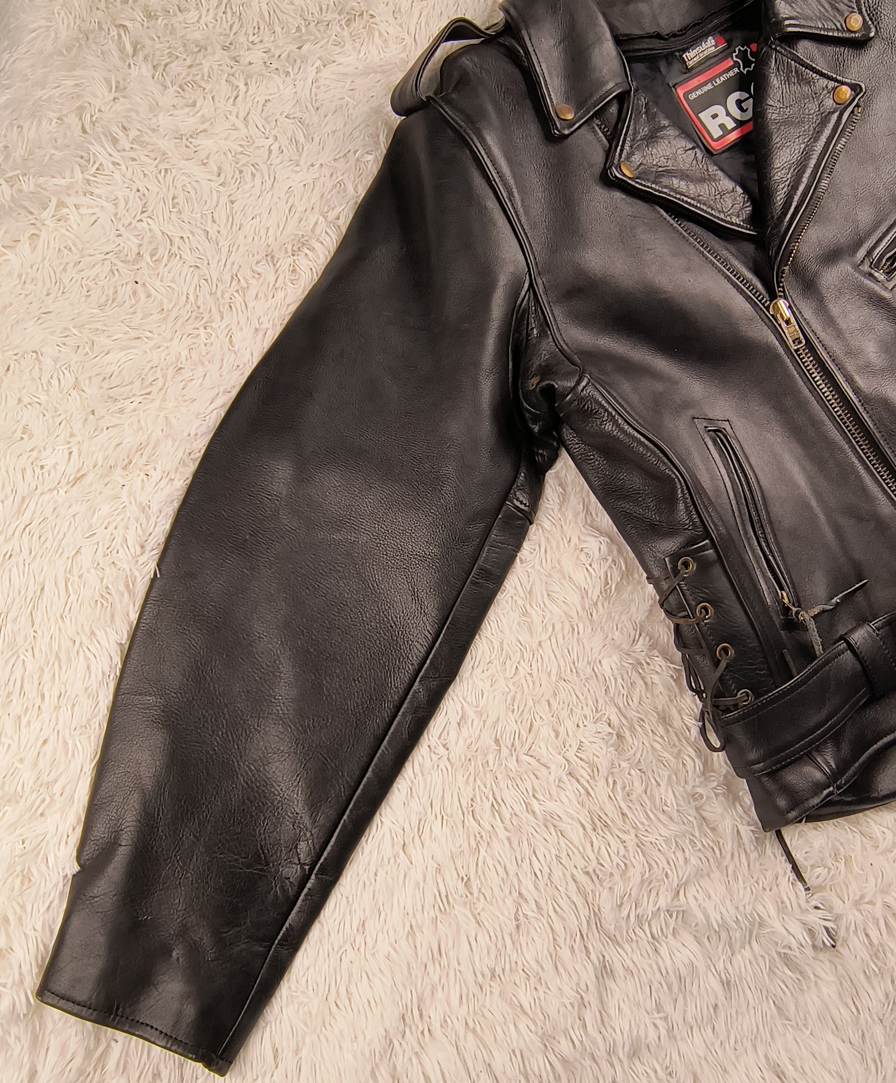 Genuine Leather Vintage Thinsulate RGC genuine leather jacket Size US M / EU 48-50 / 2 - 4 Thumbnail
