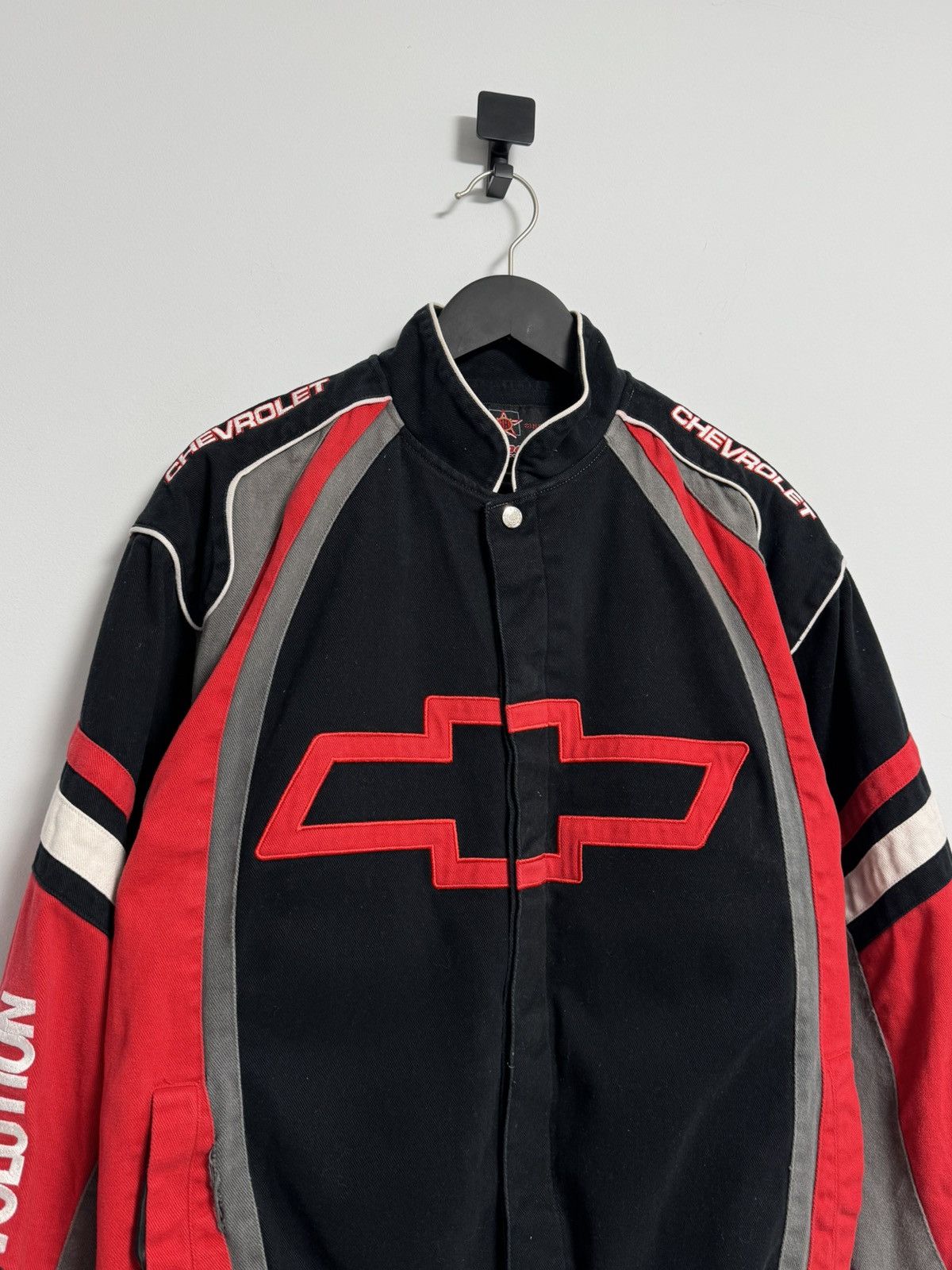 Chevrolet Vinatge Jacket Moto style Chevrolet Y2K style biker Size US M / EU 48-50 / 2 - 2 Thumbnail