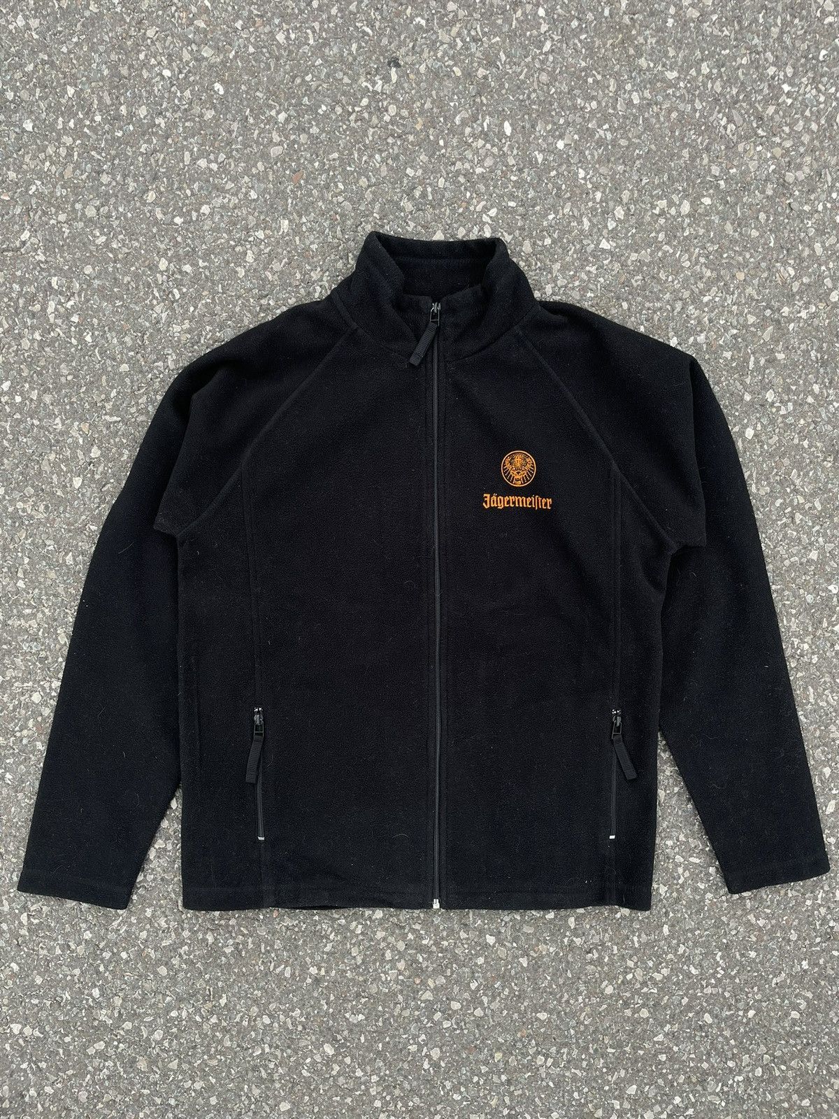 Jagermeister × Vintage Zip Jagermeister Vintage Y2k Fleece Sweatshirt Size US M / EU 48-50 / 2 - 1 Thumbnail