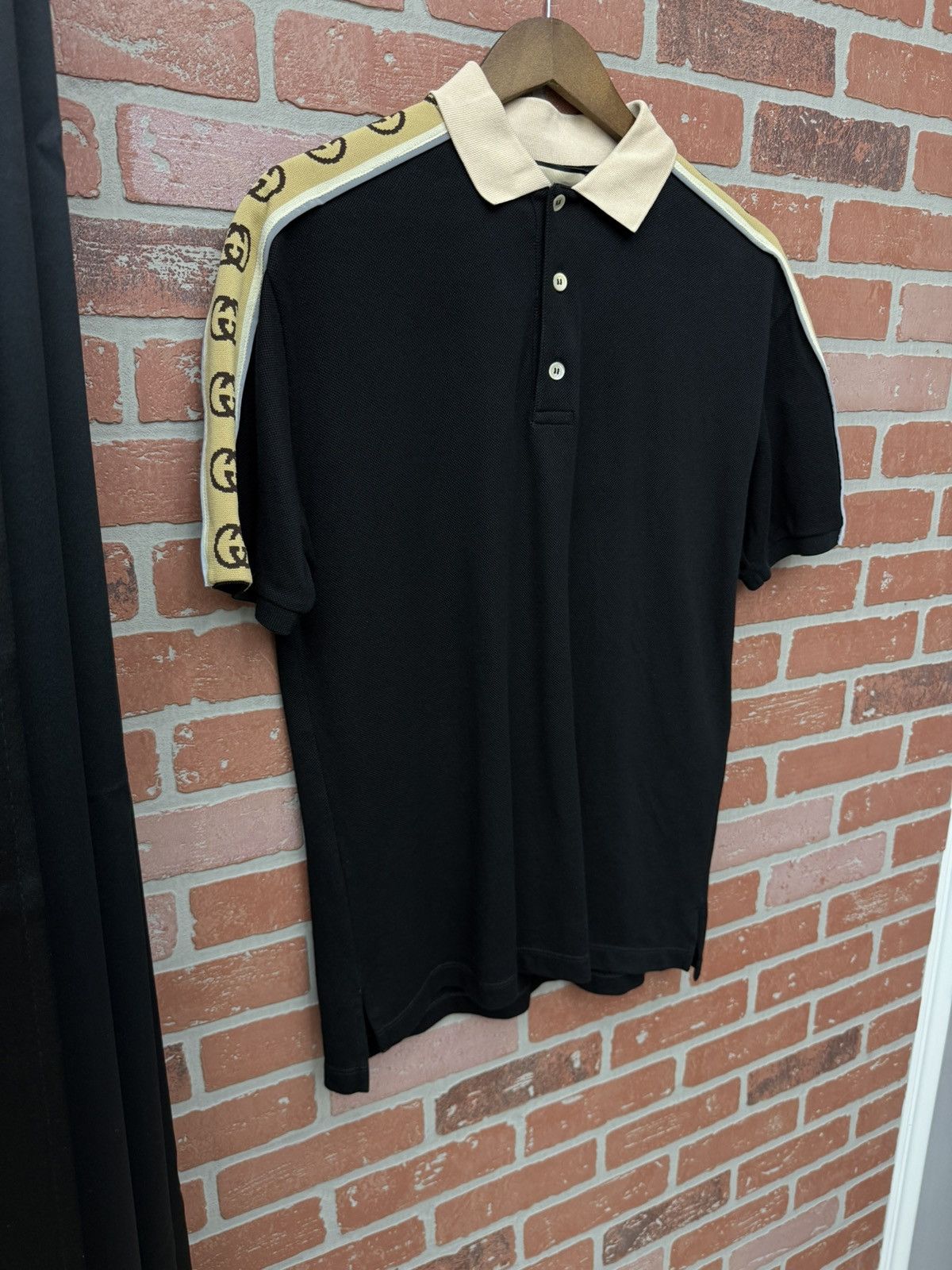 Gucci Men’s Gucci Piquet Polo Interlocking G Size Medium Size US M / EU 48-50 / 2 - 2 Thumbnail