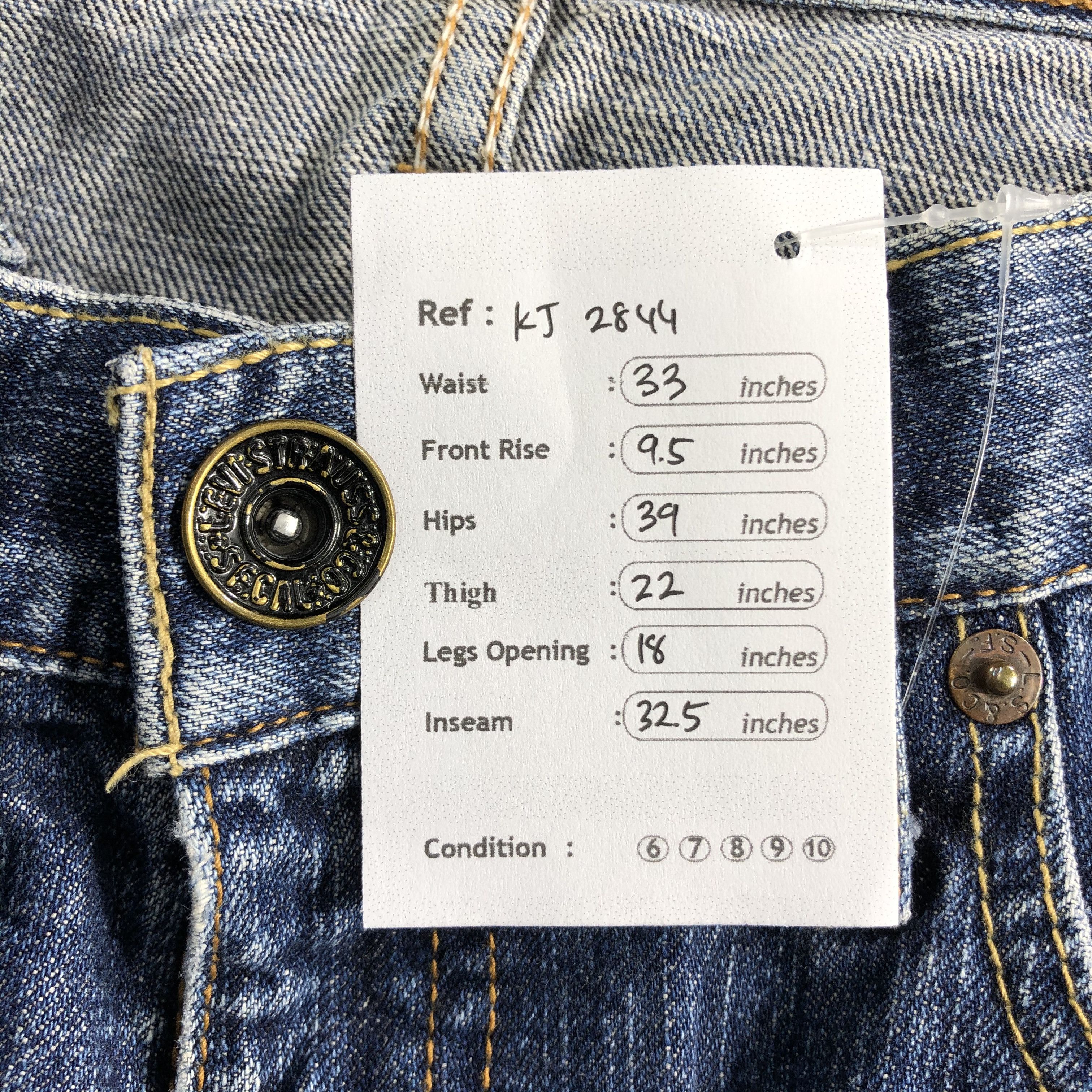 Levi's Vintage Levis 607 Jeans Flare Denim KJ2844 Size US 32 / EU 48 - 12 Thumbnail