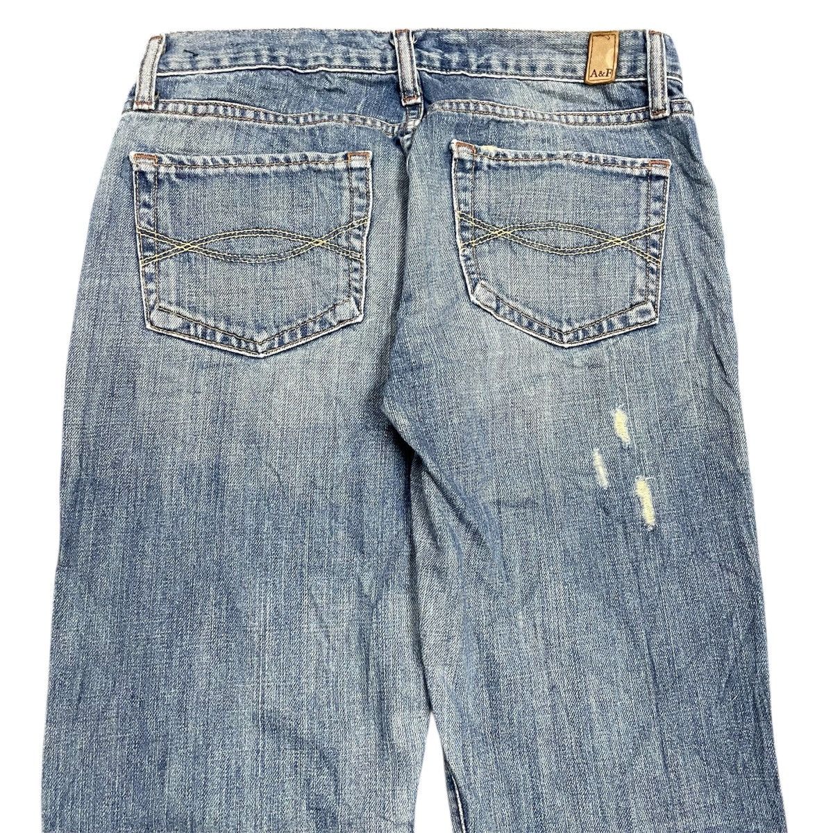 Abercrombie & Fitch Y2k flare abercrombie & fitch Punk Distressed Jeans Size 29" - 16 Thumbnail
