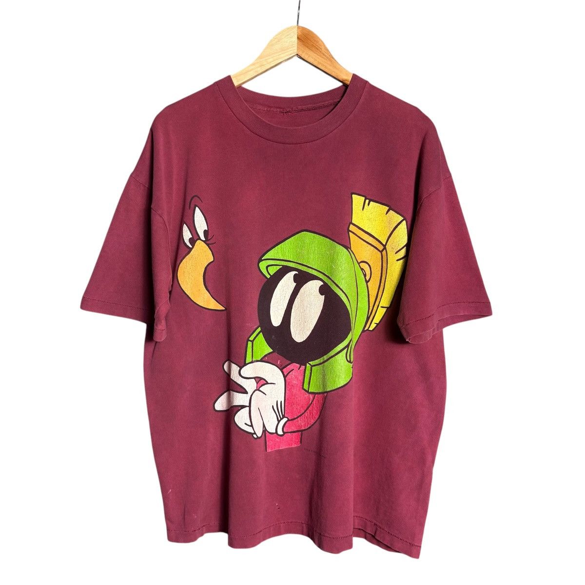 Cartoon Network × Vintage × Warner Bros Vintage 90s Marvin Warner Bros Looney Tunes T-Shirt Size US XL / EU 56 / 4 - 1 Thumbnail