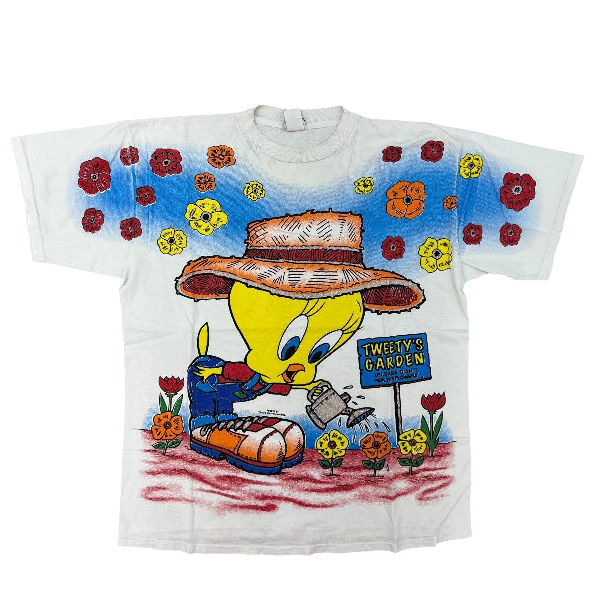 Other Vintage 90s Looney Tunes Tweety AOP T Shirt Size US XL / EU 56 / 4 - 1 Thumbnail