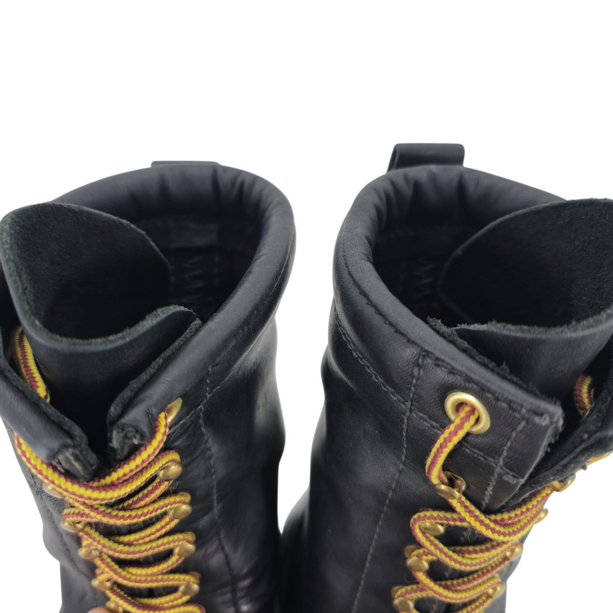 White's Hathorn Boots Men 10.5 Black Leather Work Boots USA