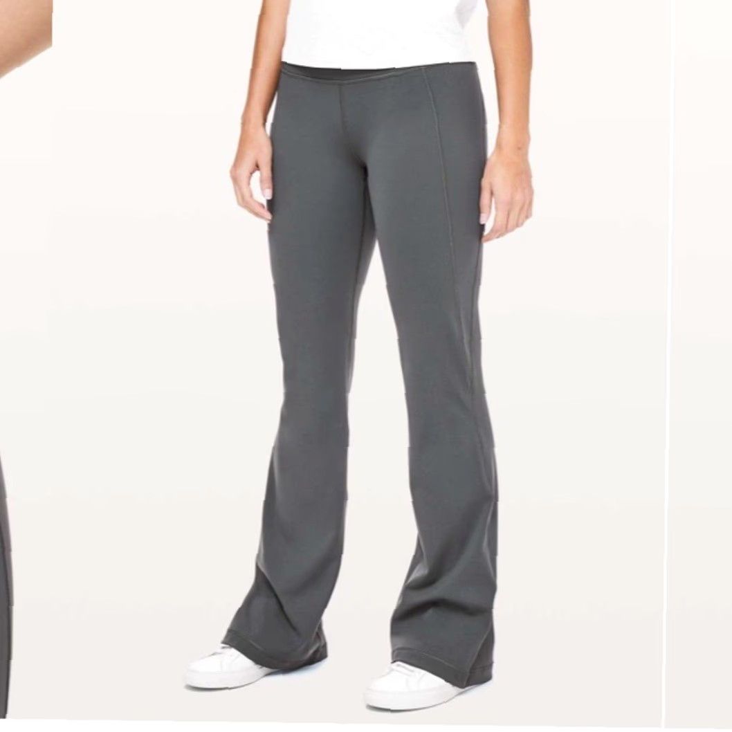 Lululemon Lululemon groove pant flare 4 gray Women Regular Ankle Gray 4 Lululemon groove pant flare 4 gray Size 27" / US 4 / IT 40 - 2 Thumbnail