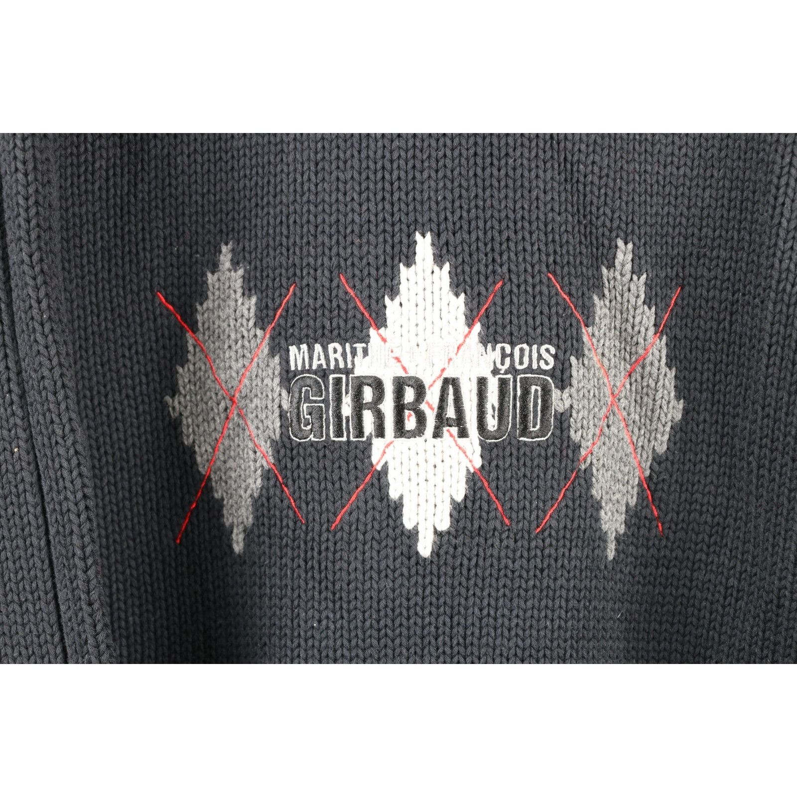 Marithe + Francois Girbaud × Vintage NOS Vintage 90s Marithe Francois Girbaud Argyle Sweater 3XL Size US XXL / EU 58 / 5 - 4 Thumbnail