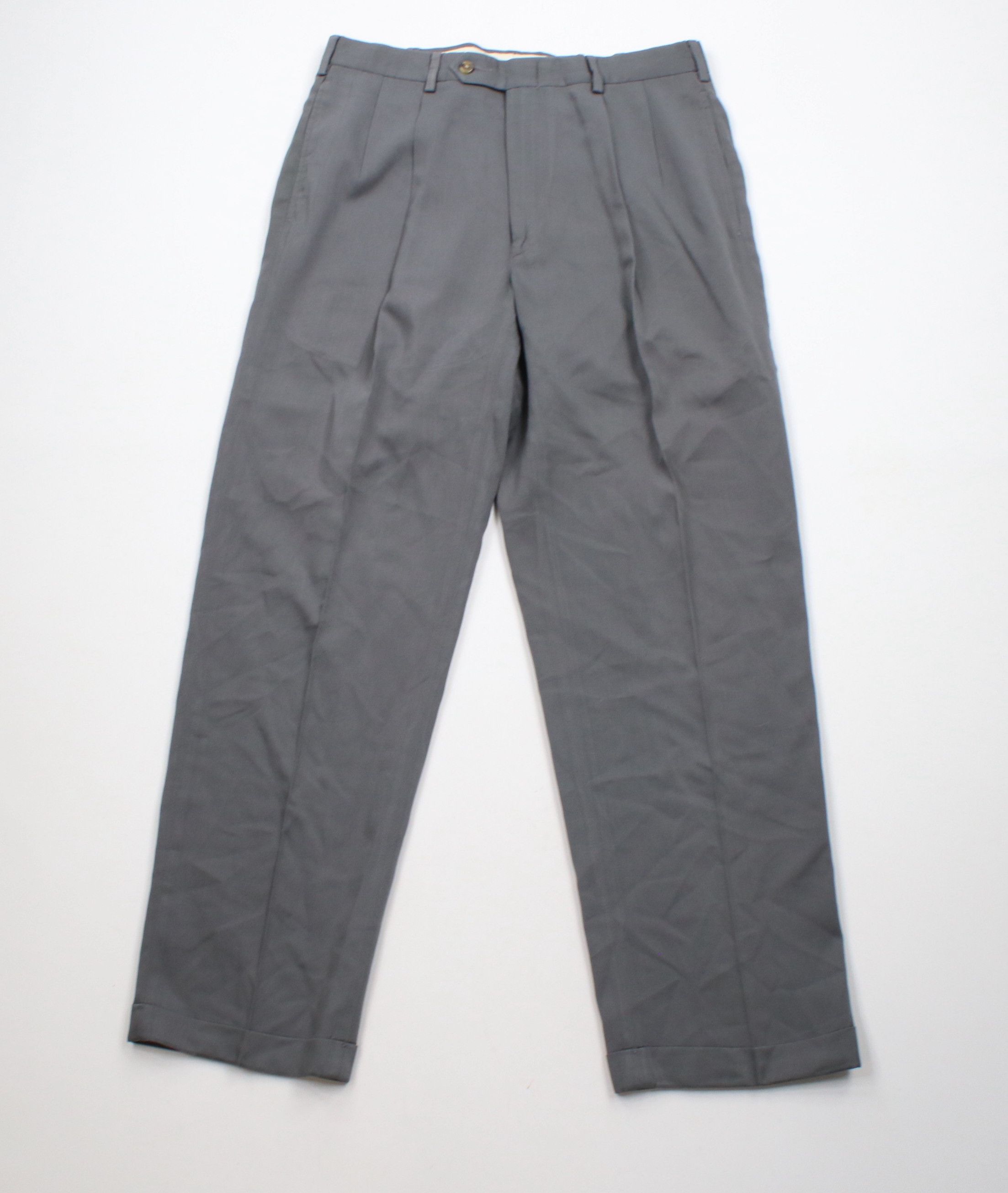 Tommy Hilfiger × Vintage Vintage 90s Tommy Hilfiger Wool Blend Wide Leg Chino Pants Size US 32 / EU 48 - 1 Thumbnail