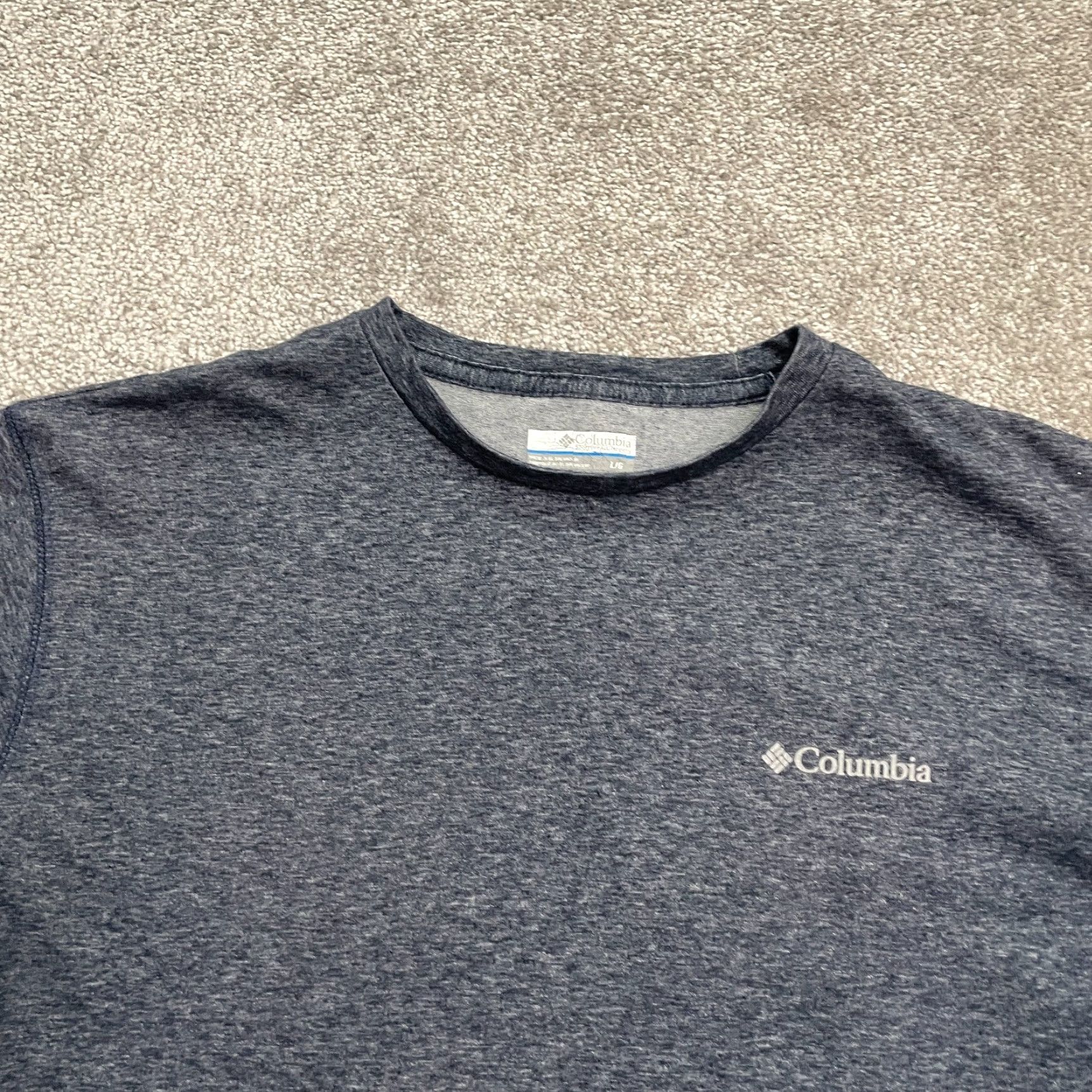Vintage Columbia Omni Wick T-Shirt Men Large Heather Blue Crew Neck Short Sleeve Tee Top Size US L / EU 52-54 / 3 - 3 Thumbnail