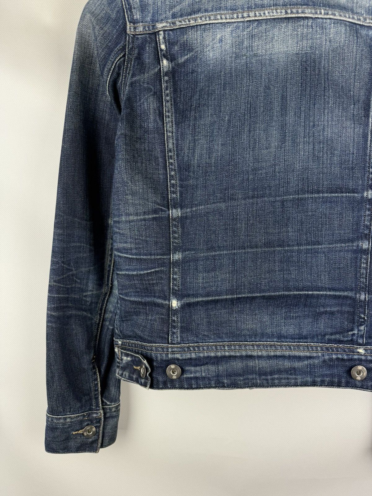 G-Star G Star Raw Ladie Slim Tailor Denim Distressed Trucker Jacket Size S / US 4 / IT 40 - 19 Thumbnail
