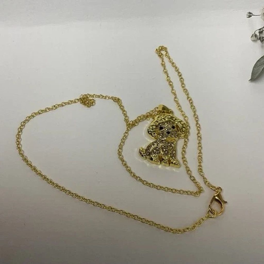 Other NWT O-Commerce Women Necklace Poodle Charm Pet Puppy Jewelry Size ONE SIZE - 9 Thumbnail