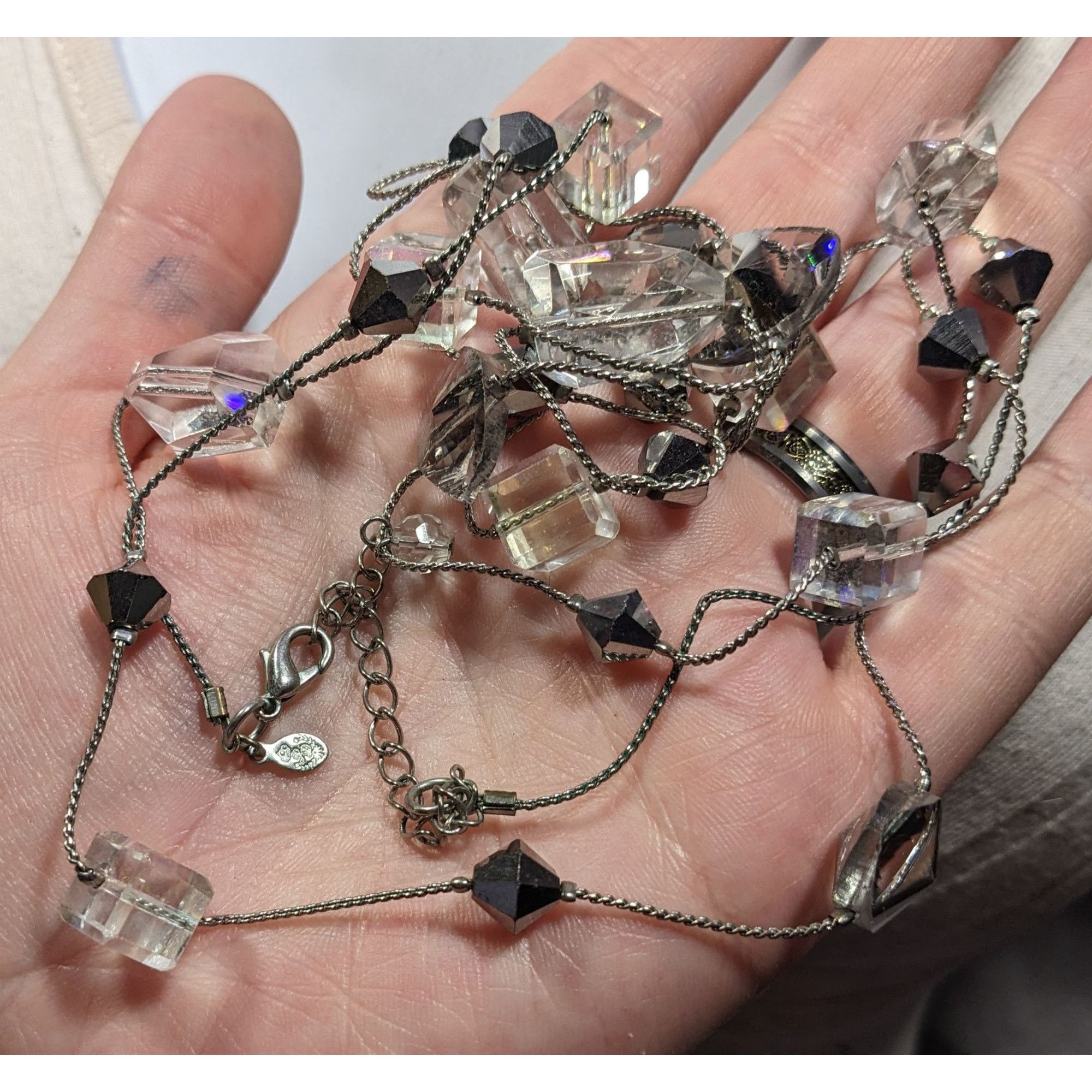 Other Premier Designs Sparkly Glass Cube Station Necklace Size ONE SIZE - 4 Thumbnail