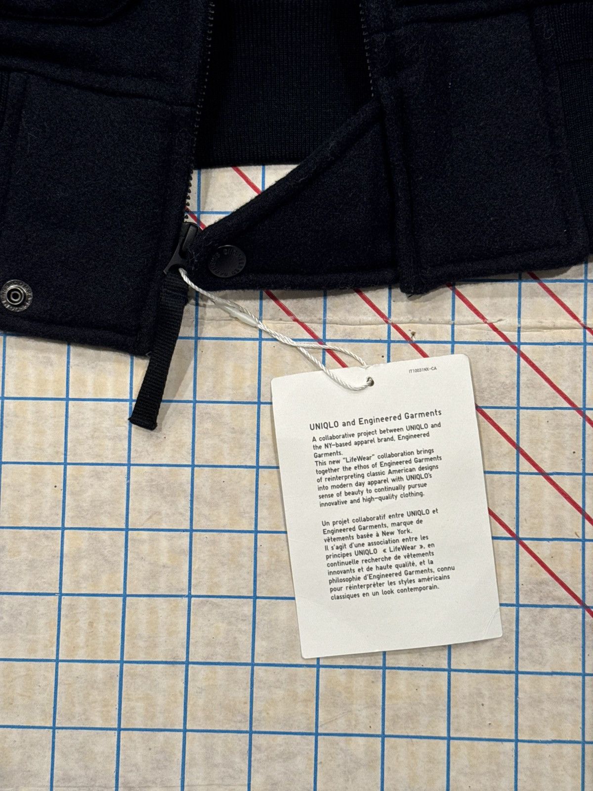 Engineered Garments × Uniqlo NWT Uniqlo Engineered Garments Bomber Jacket Dark Navy Small Size US S / EU 44-46 / 1 - 5 Thumbnail