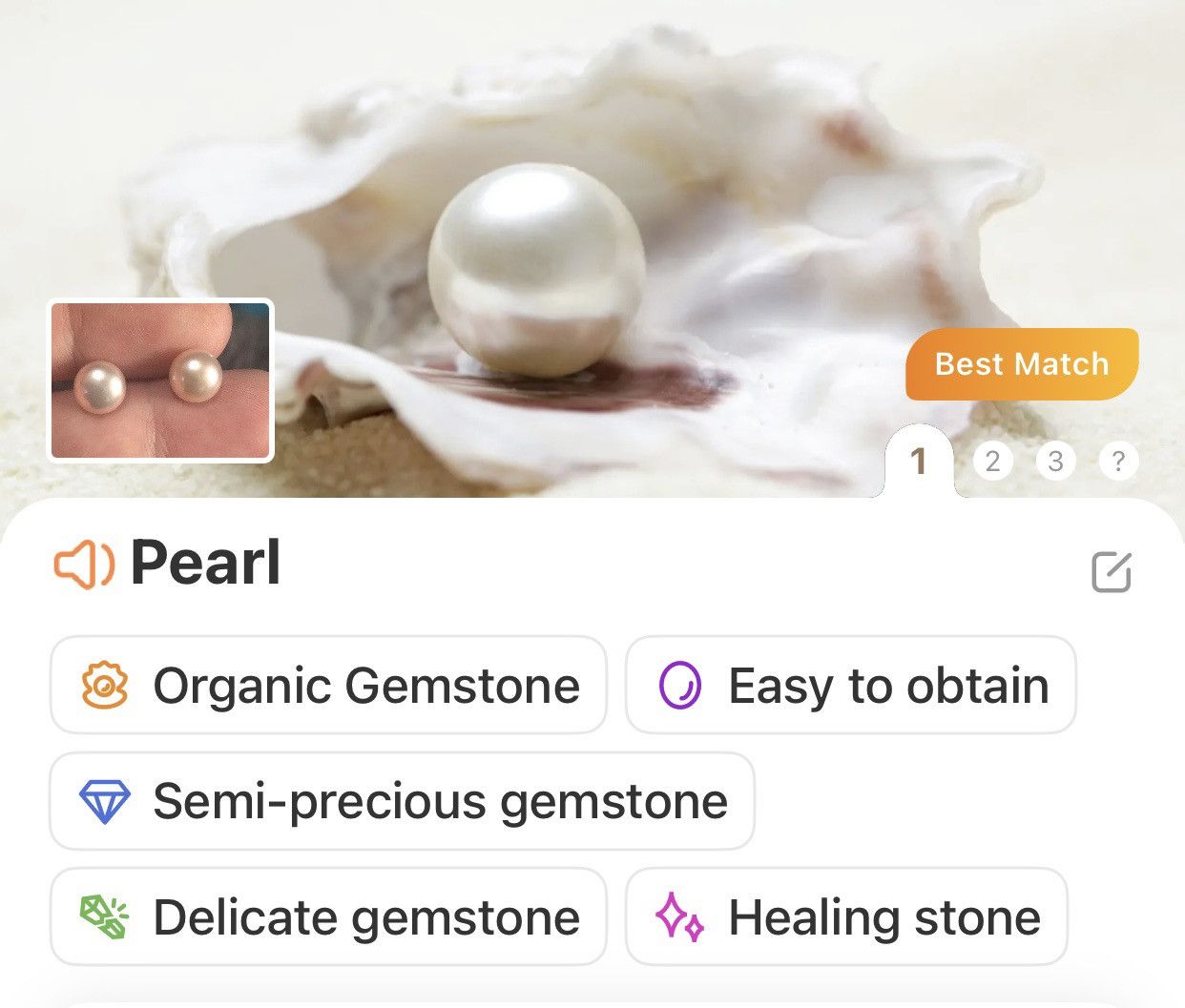 Handmade Genuine powder rose fresh water pearl post stud earrings Size ONE SIZE - 7 Thumbnail