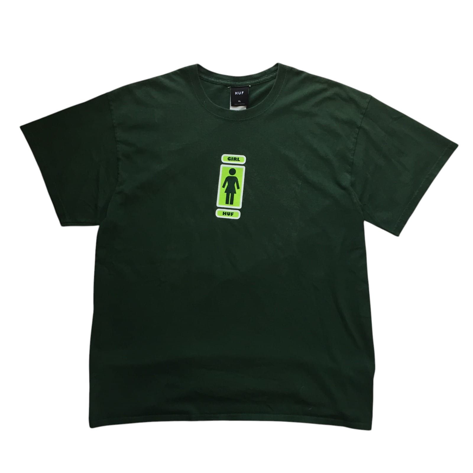 Huf HUF x Girl Skateboards Center Logo Tees Size US XL / EU 56 / 4 - 1 Thumbnail