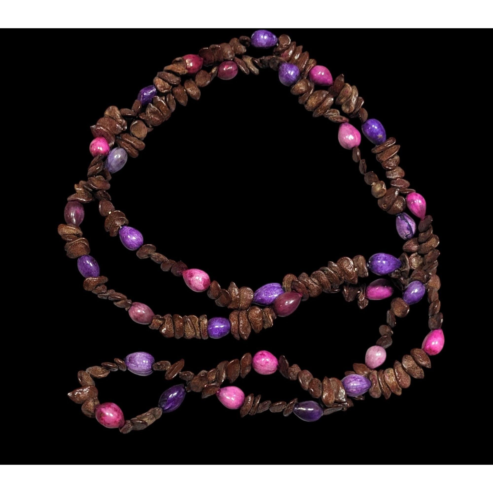 Other Vintage Fairycore Hippie Apple And Cardamom Seed Necklace Size ONE SIZE - 1 Thumbnail