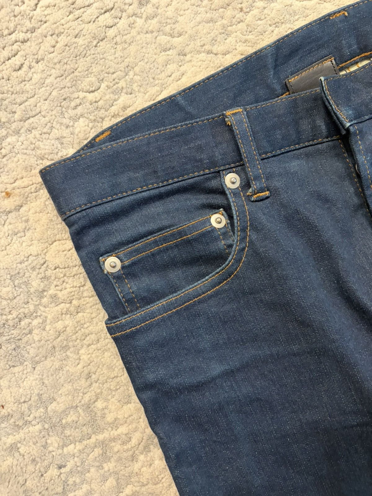 Dior AW09 Zipper Hem Denim by Kris Van Assche Size US 29 - 3 Thumbnail