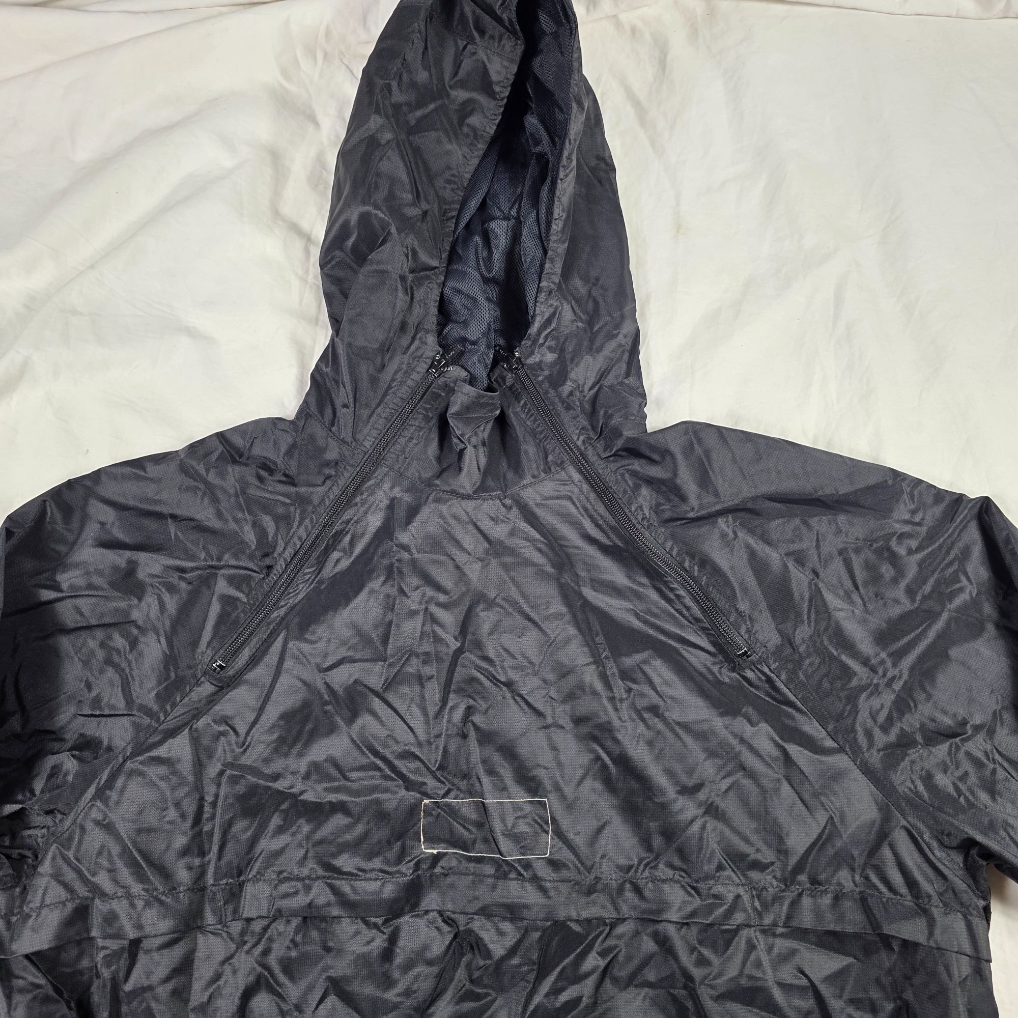 Other Rietveld Mens XL Black Hooded Windbreaker Nylon Jacket Light Size US XL / EU 56 / 4 - 7 Thumbnail