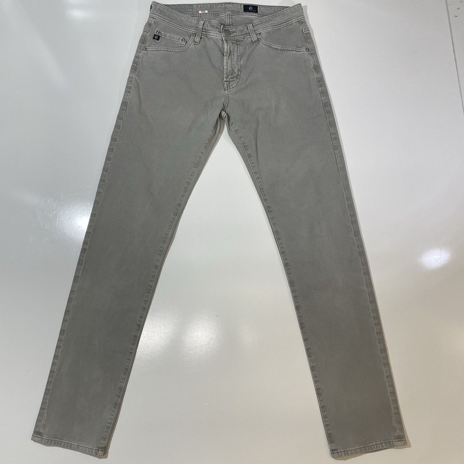 AG Adriano Goldschmied AG Jeans Men’s Pants Gray Jeans Relaxed Straight Leg 30x34 Size US 30 / EU 46 - 1 Thumbnail